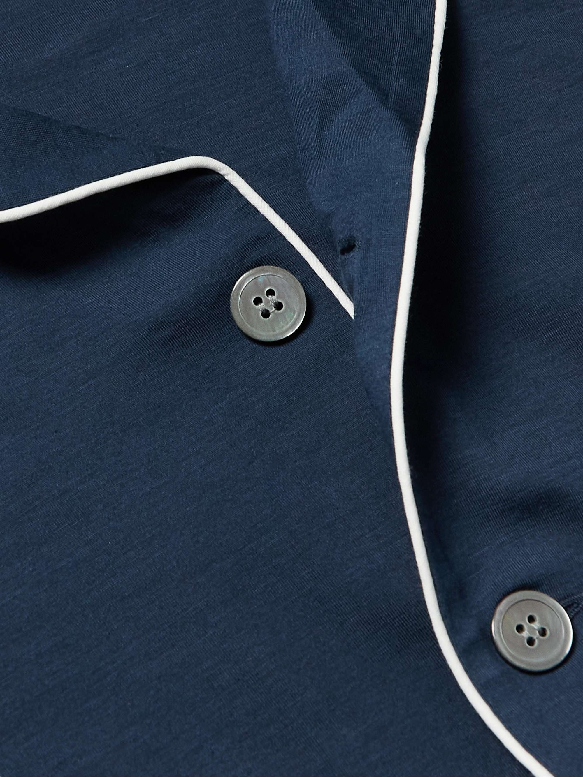 DEREK ROSE Basel Stretch Micro Modal Jersey Pyjama Set