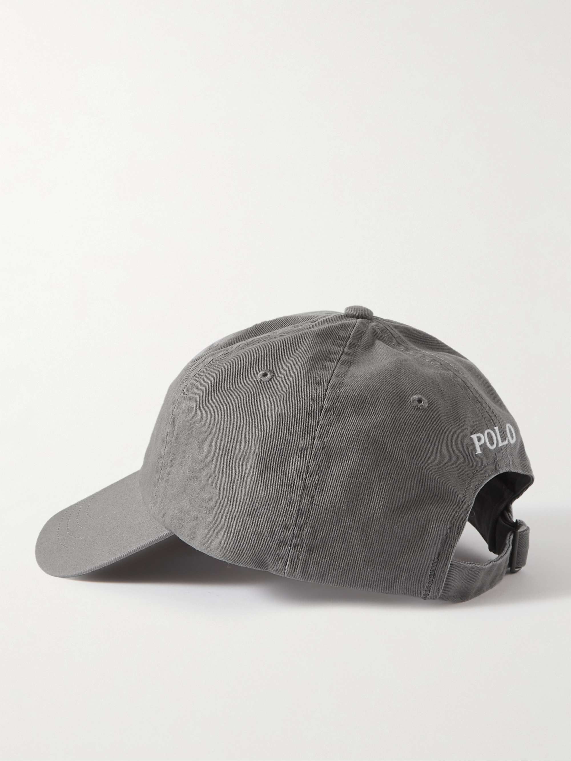 POLO RALPH LAUREN Logo-Embroidered Cotton-Twill Baseball Cap