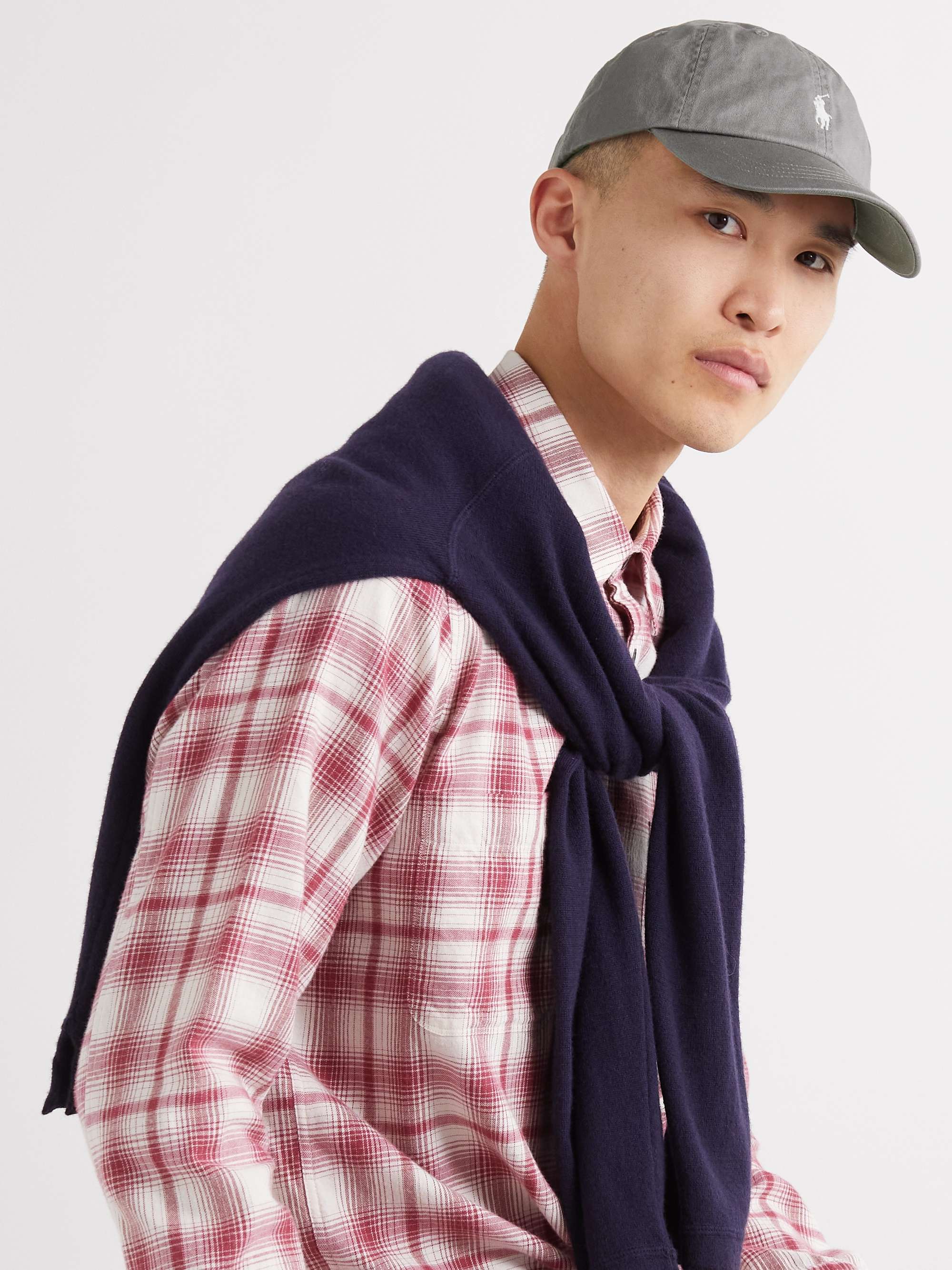 POLO RALPH LAUREN Logo-Embroidered Cotton-Twill Baseball Cap