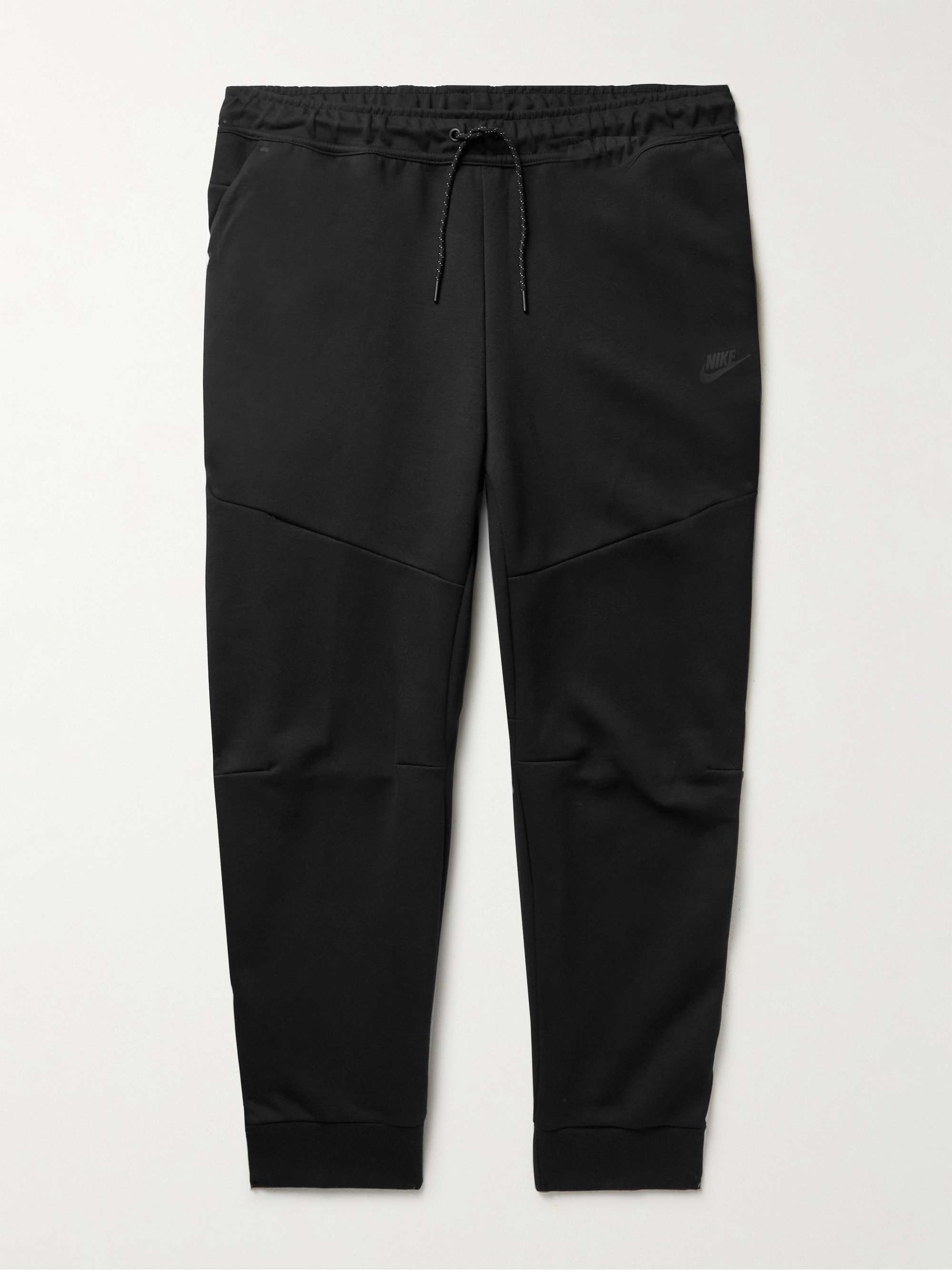 NIKE Sportswear Tapered Logo-Print Cotton-Blend Tech-Fleece Sweatpants for  Men