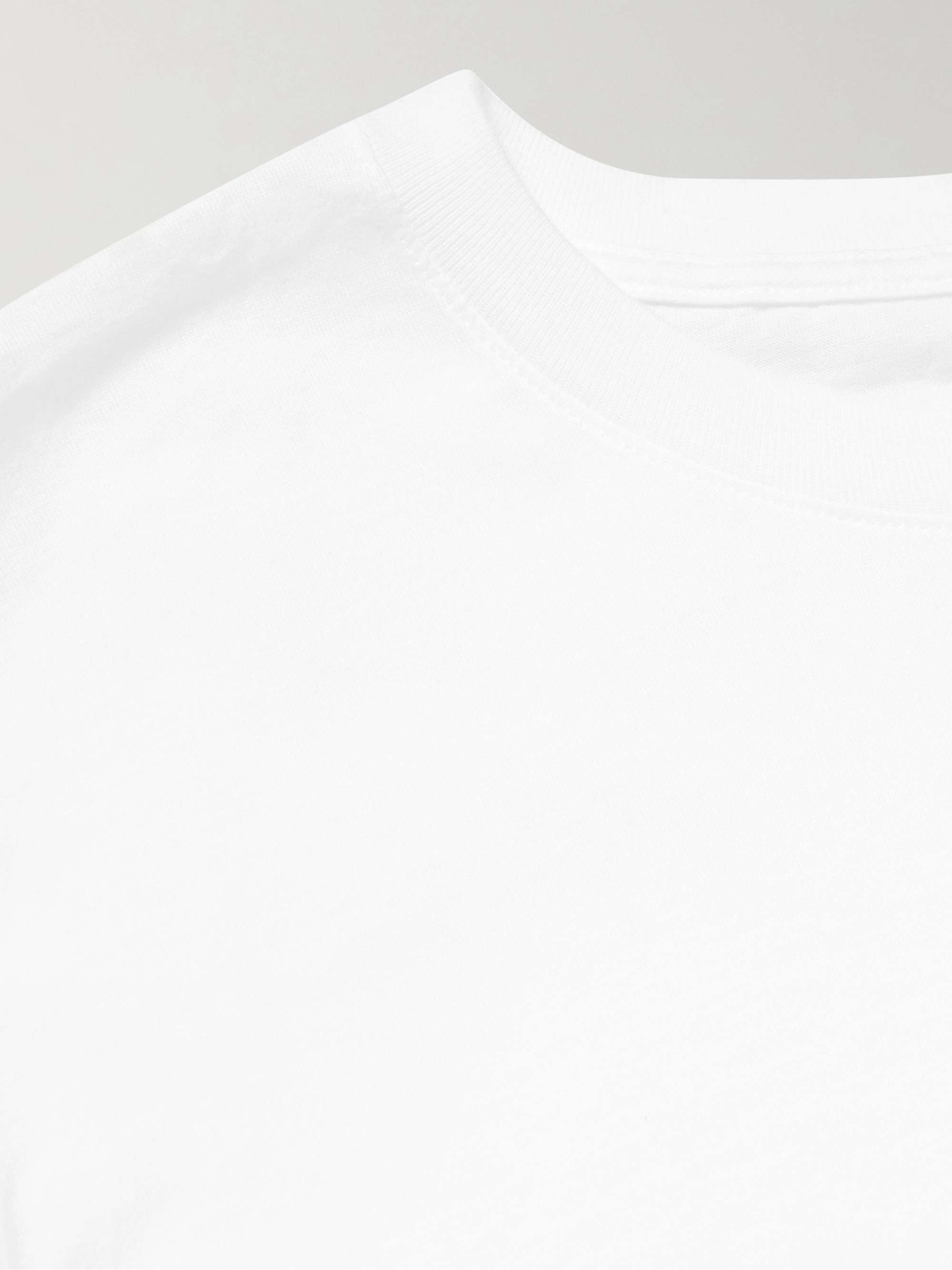 NIKE Club Logo-Embroidered Cotton-Jersey T-Shirt