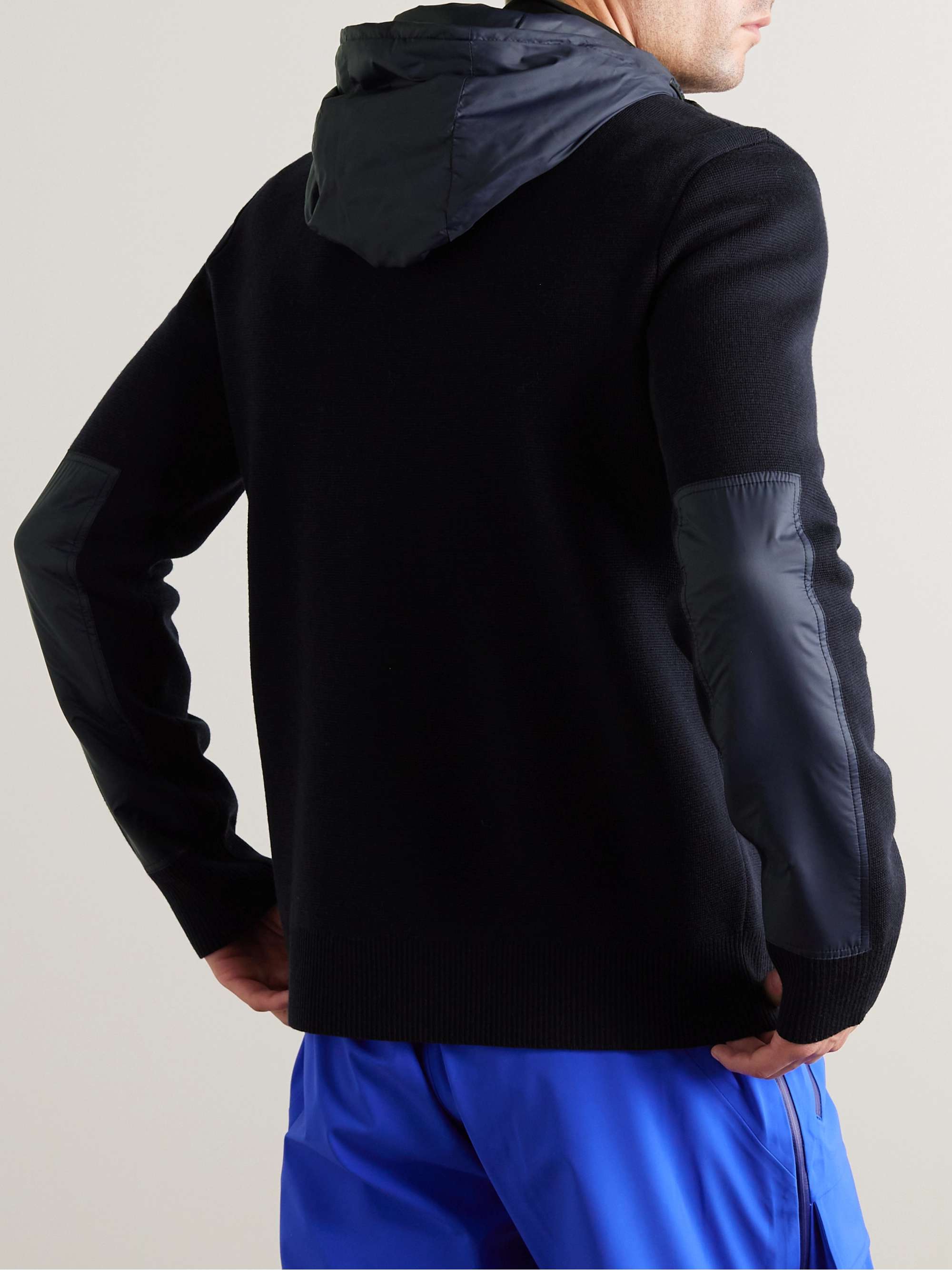AZTECH MOUNTAIN Matterhorn Panelled Tollegno 1900 Wool Zip-Up Ski Hoodie
