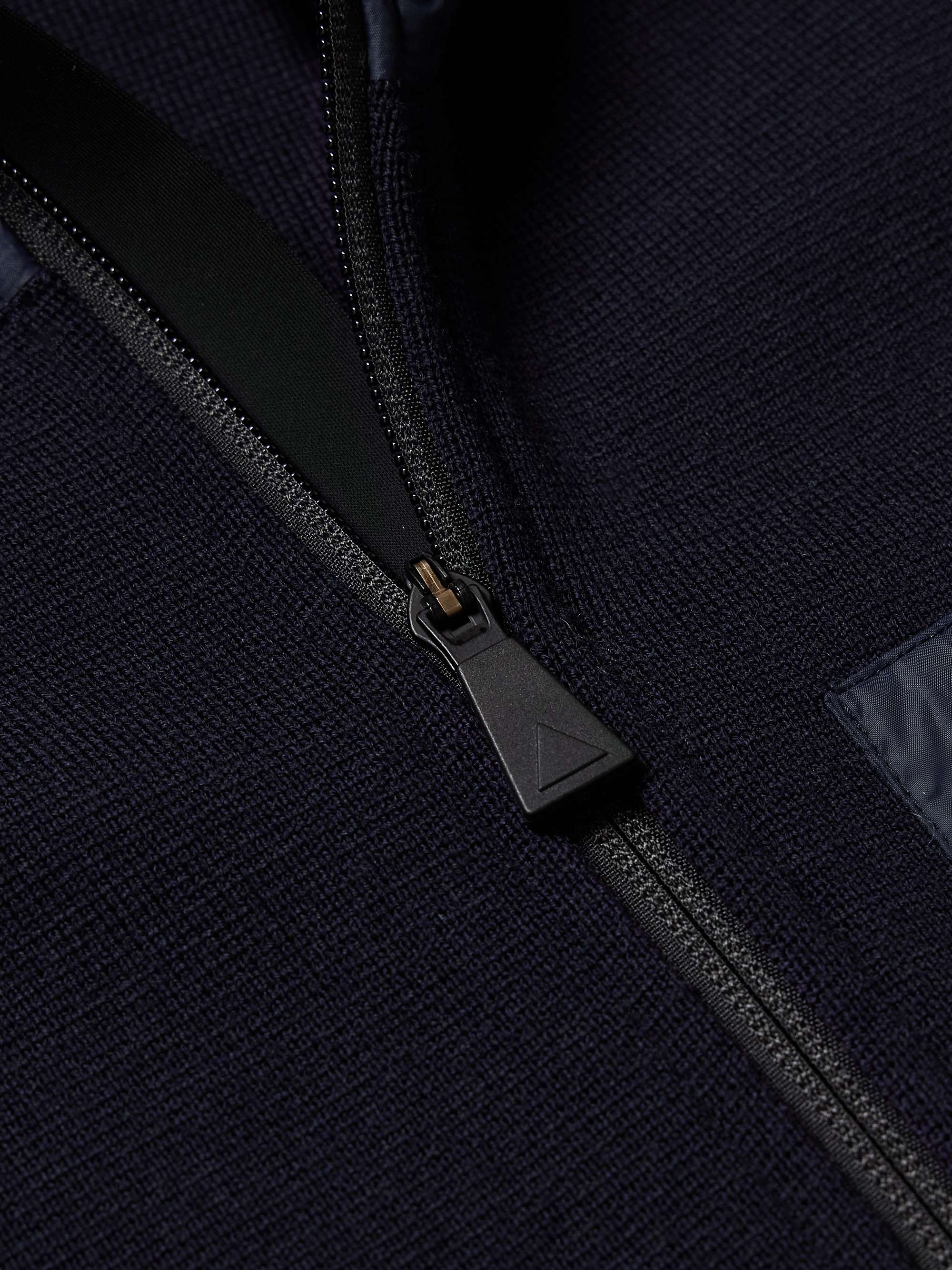 AZTECH MOUNTAIN Matterhorn Panelled Tollegno 1900 Wool Zip-Up Ski Hoodie