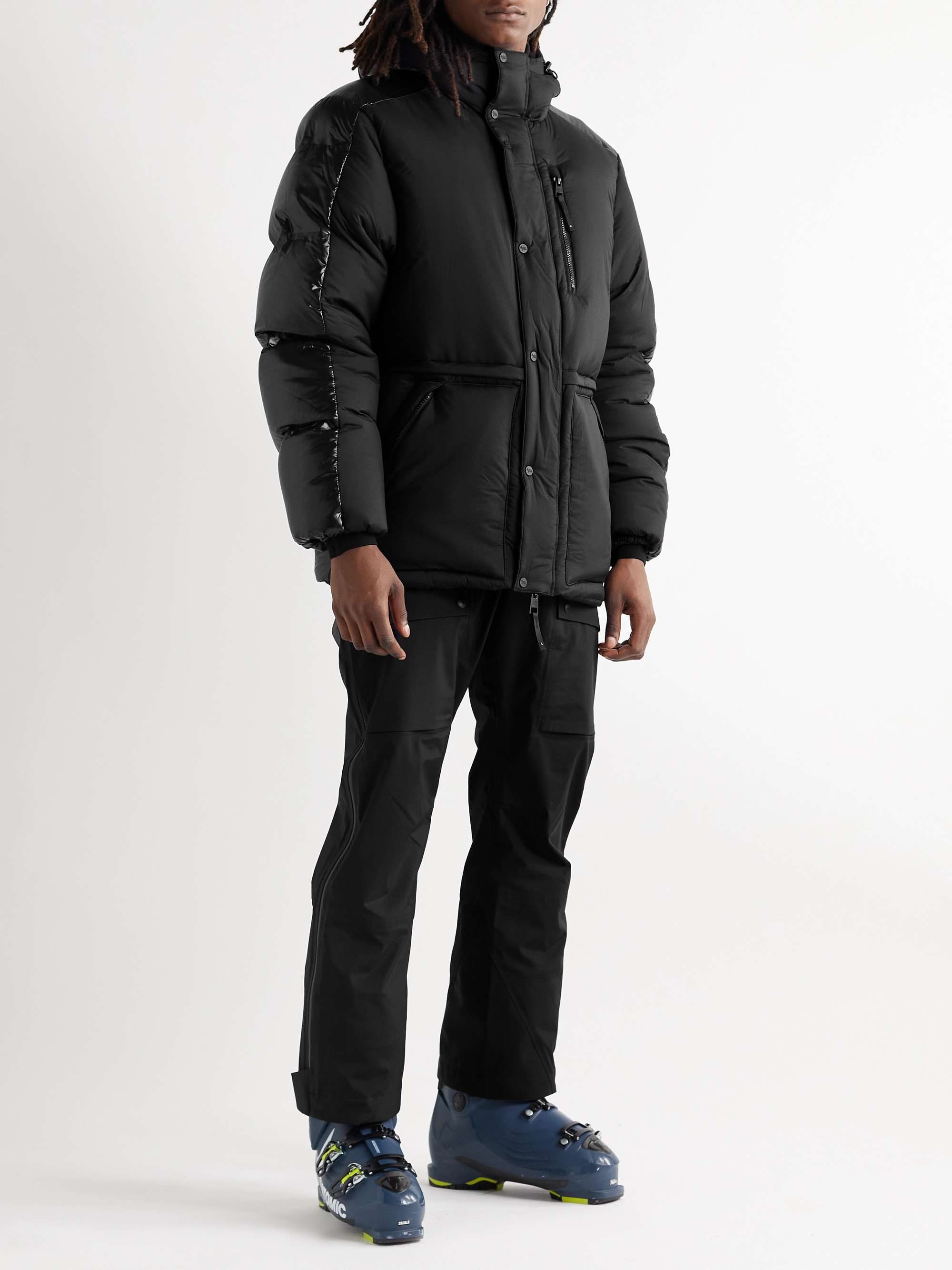 Arlberg Super Quilted Nylon Hooded Down Ski Parka