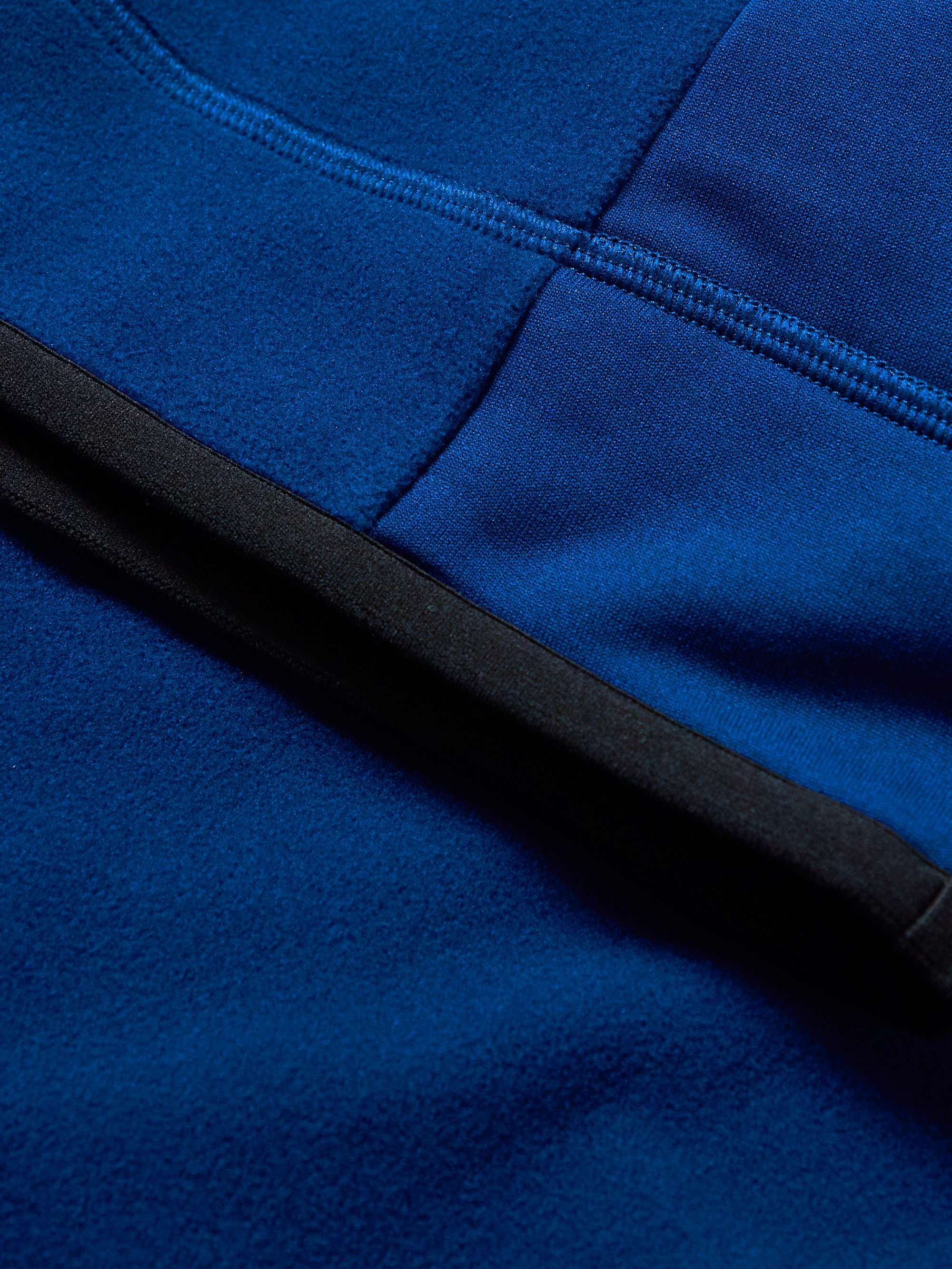 MONCLER GRENOBLE Fleece and Tech-Jersey Half-Zip Ski Base Layer