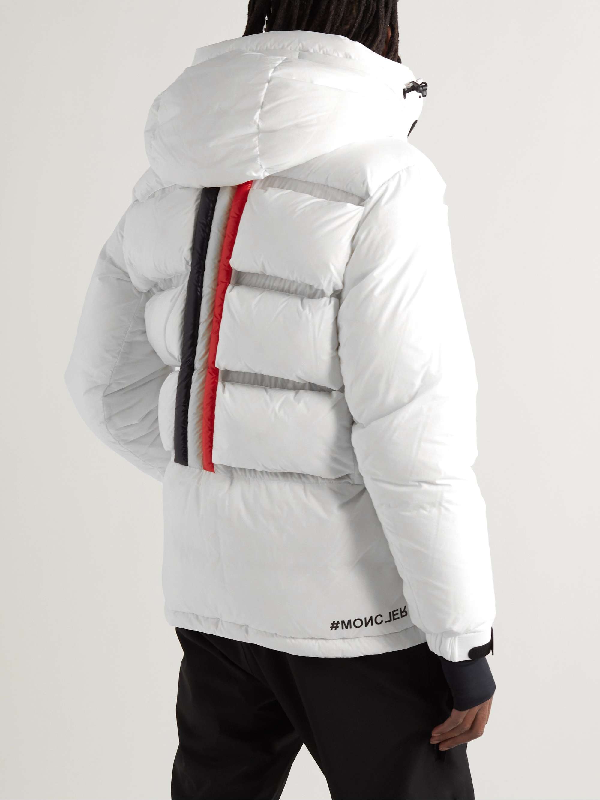 MONCLER GRENOBLE Monteleger Logo-Print Quilted Shell Down Jacket