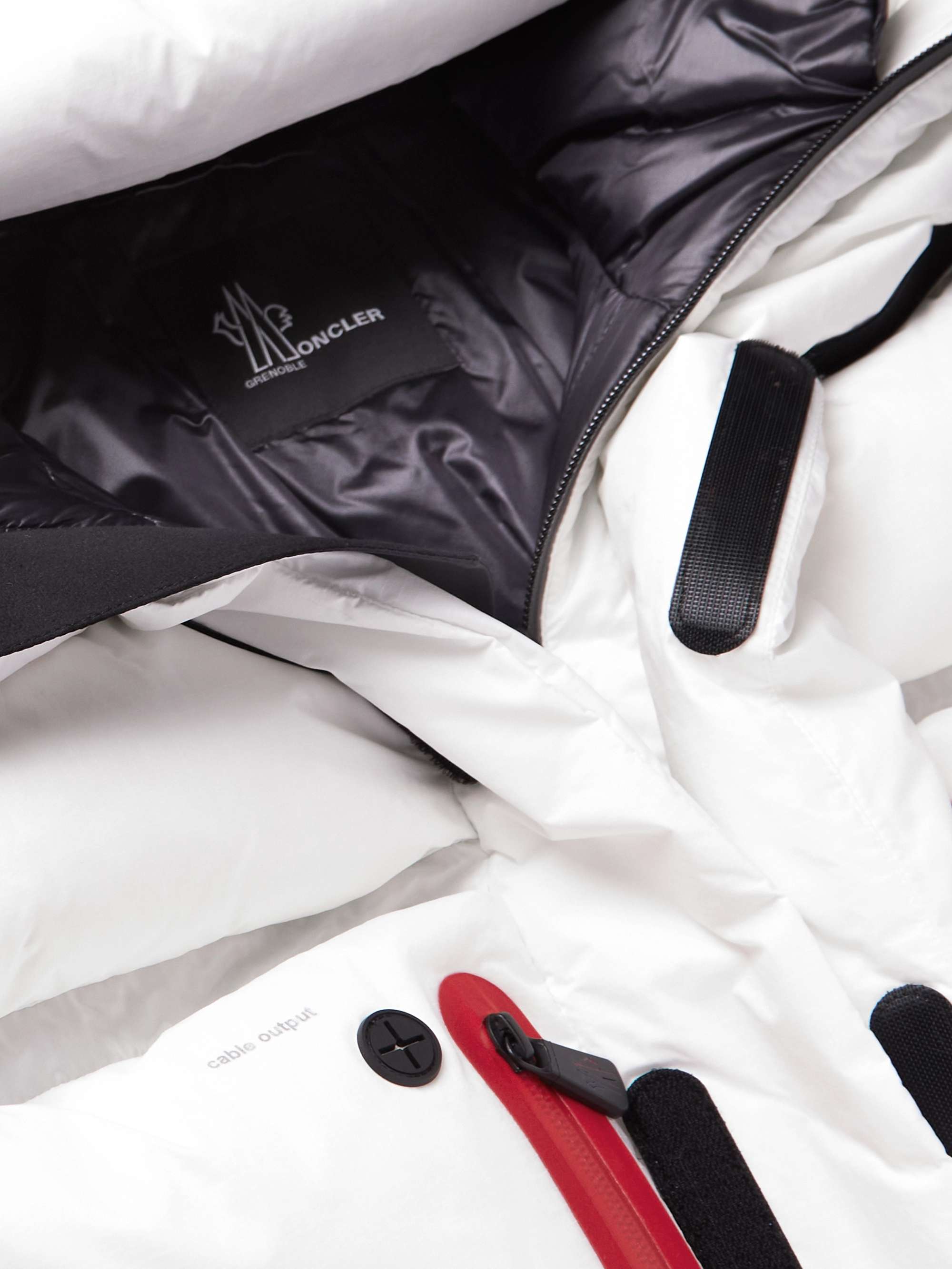 MONCLER GRENOBLE Monteleger Logo-Print Quilted Shell Down Jacket