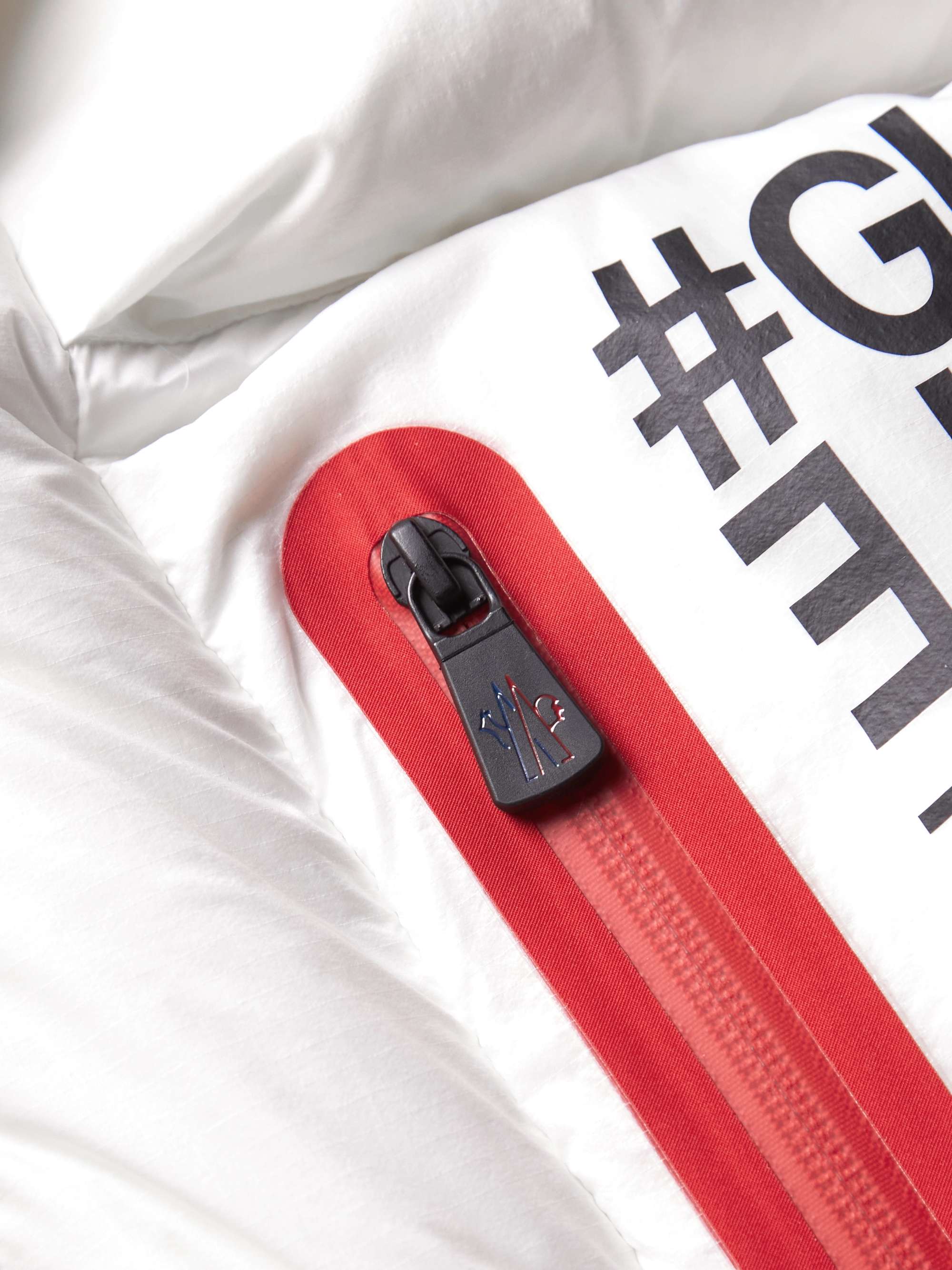 MONCLER GRENOBLE Monteleger Logo-Print Quilted Shell Down Jacket