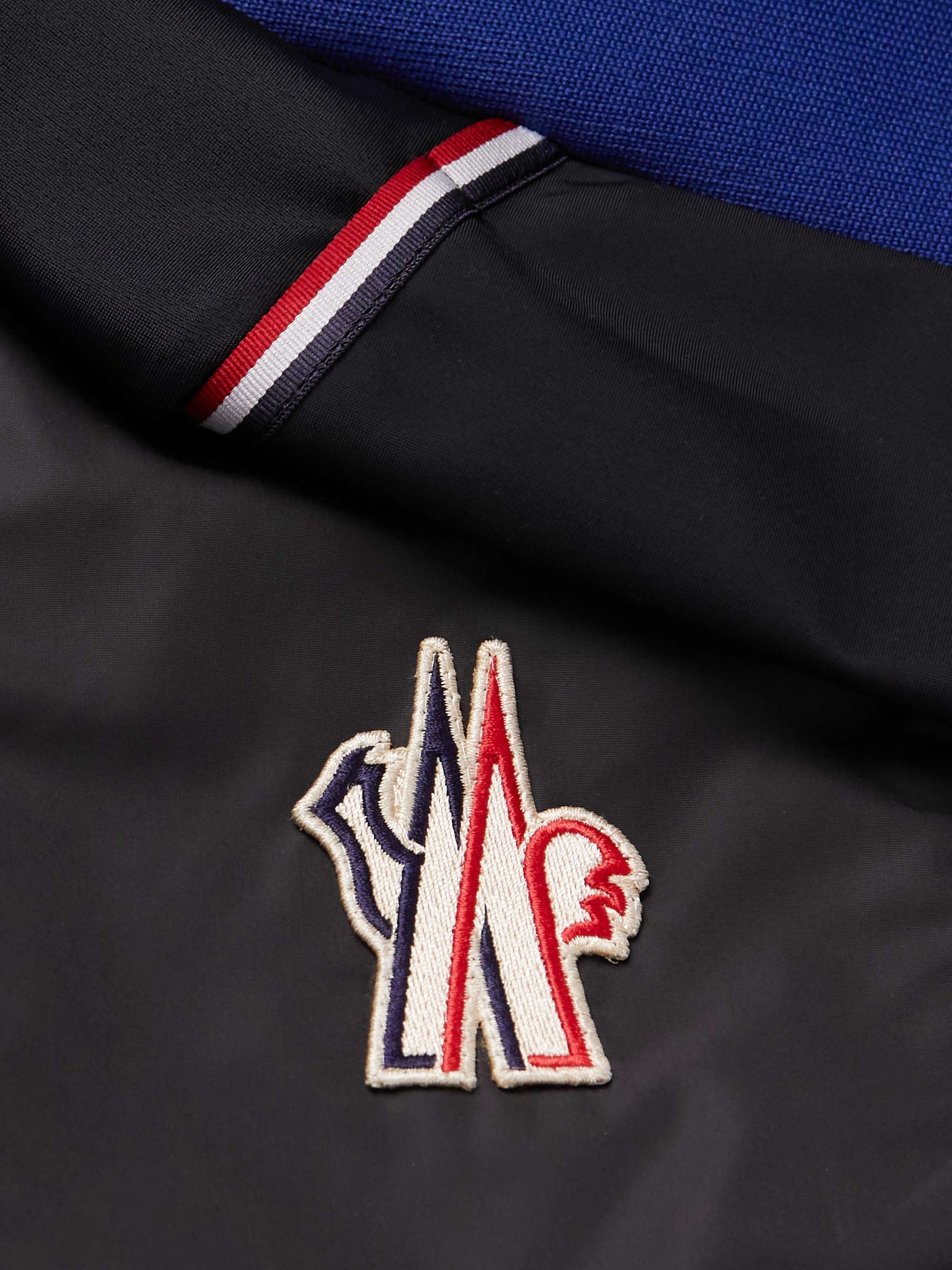 MONCLER GRENOBLE Logo-Appliquéd Fleece and Tech-Jersey Zip-Up Jacket