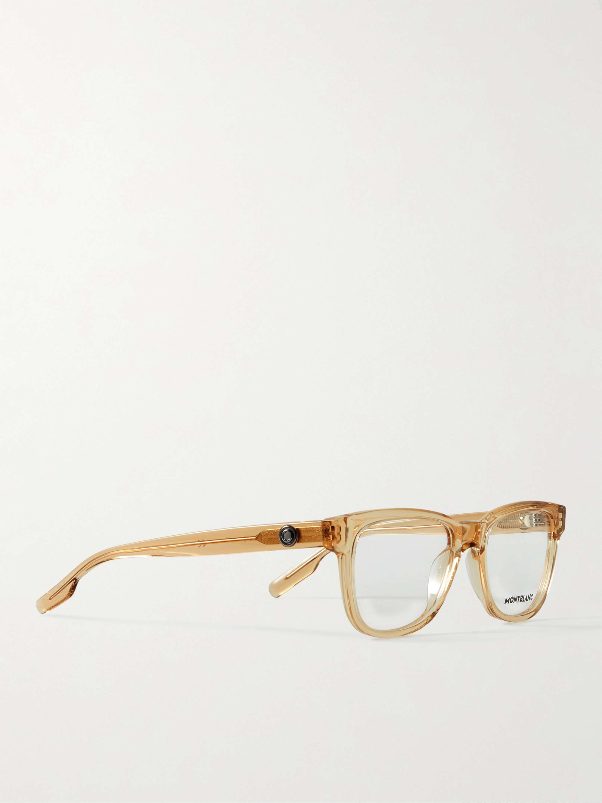 MONTBLANC Square-Frame Acetate Optical Glasses