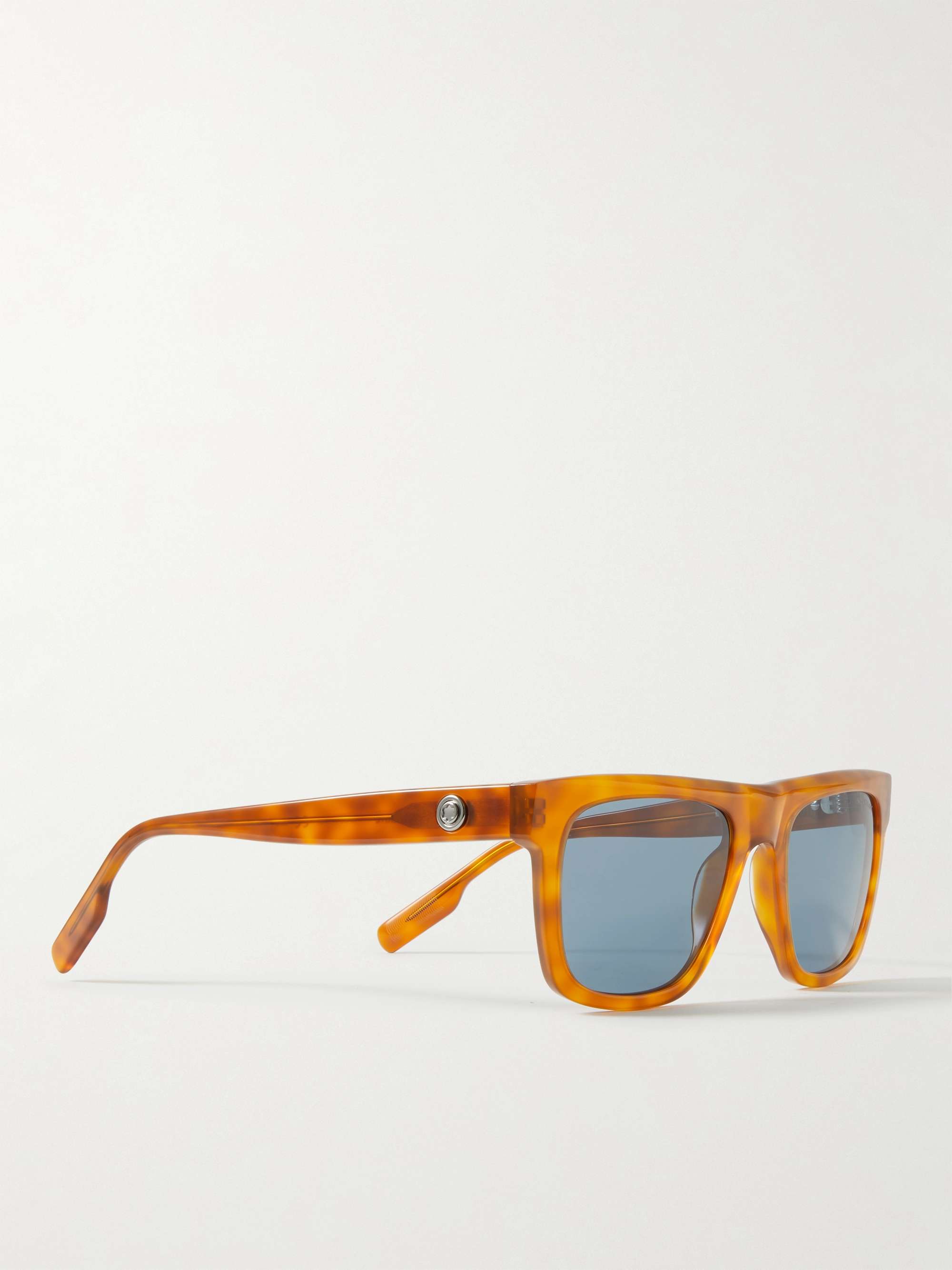 MONTBLANC D- Frame Tortoiseshell Acetate Sunglasses