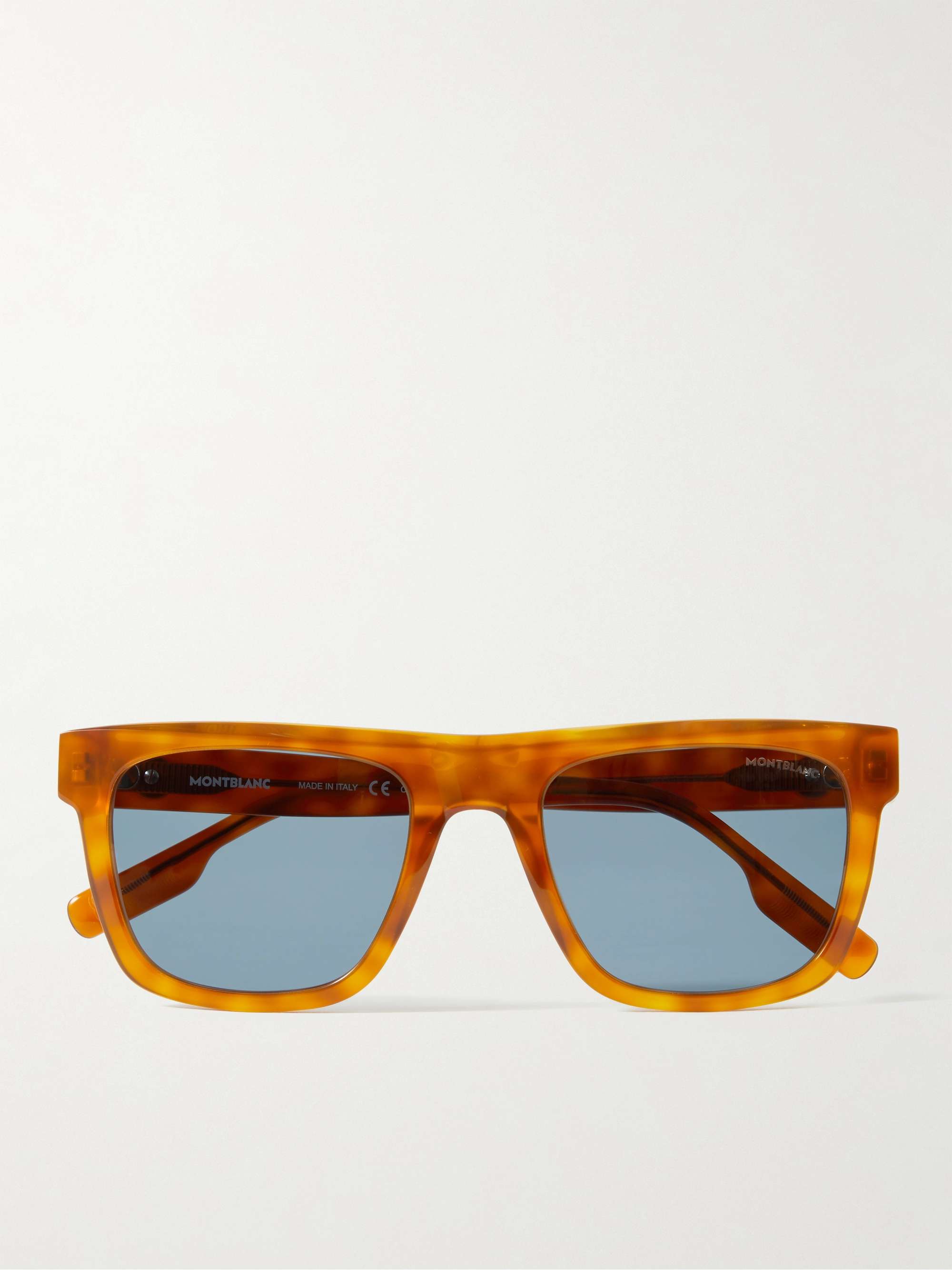 MONTBLANC D- Frame Tortoiseshell Acetate Sunglasses