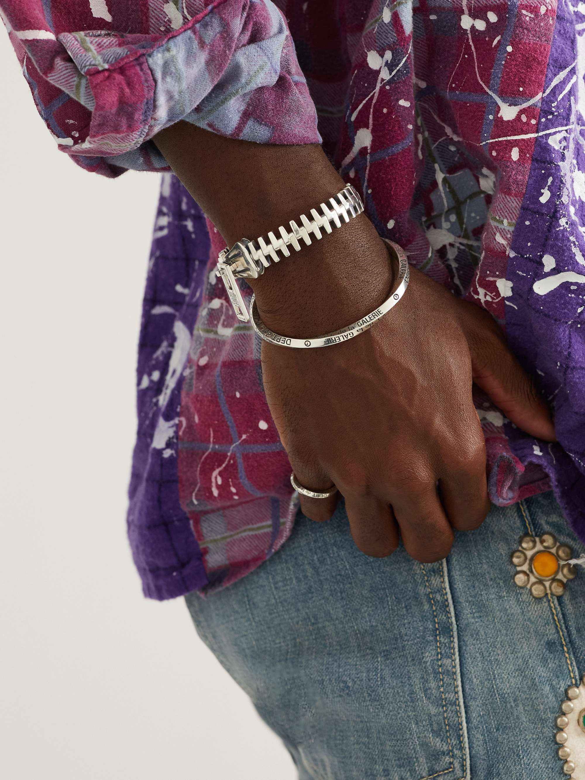 GALLERY DEPT. Infinity Logo-Engraved Silver Cuff