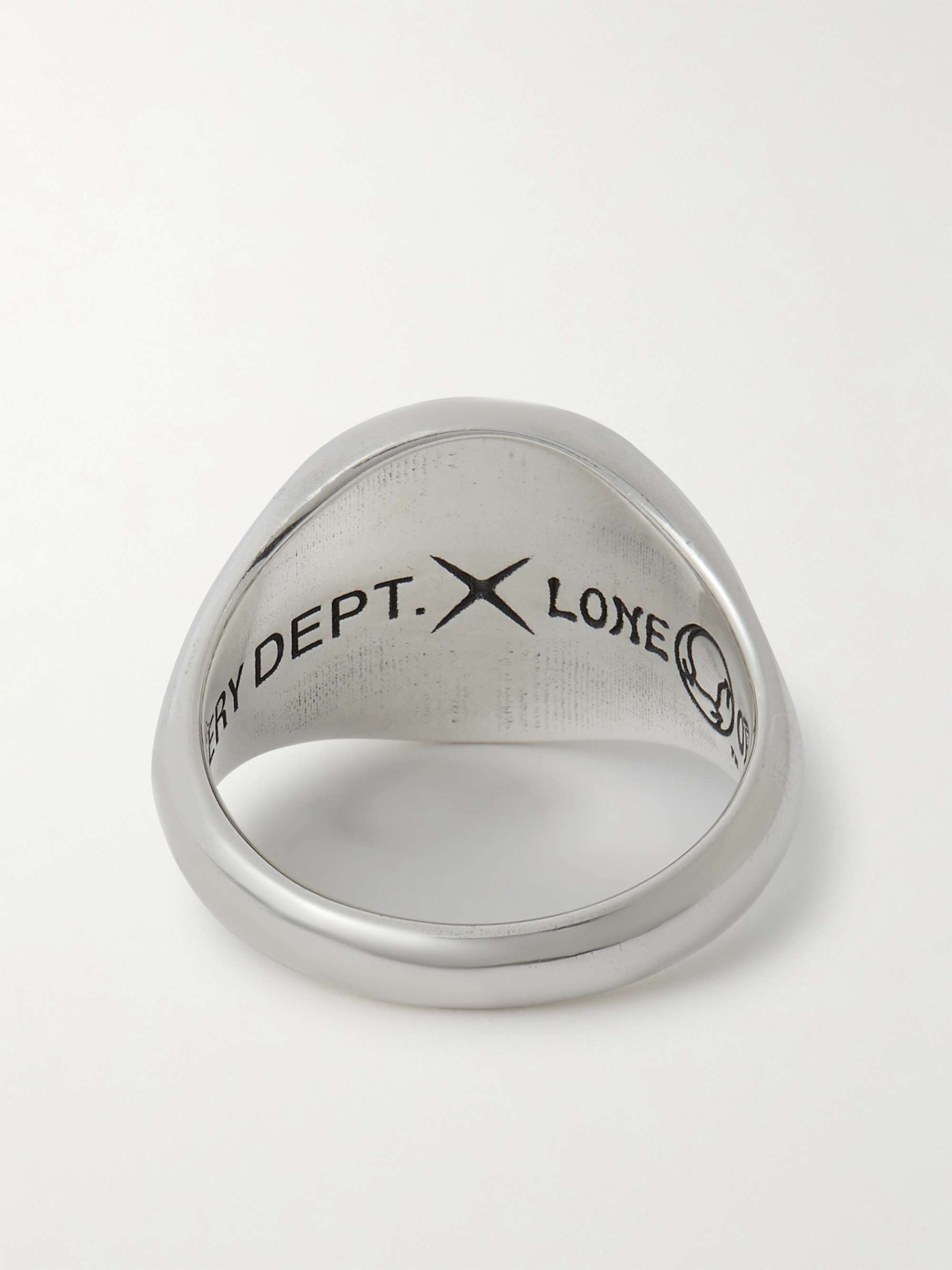 GALLERY DEPT. Logo-Engraved Silver Ring