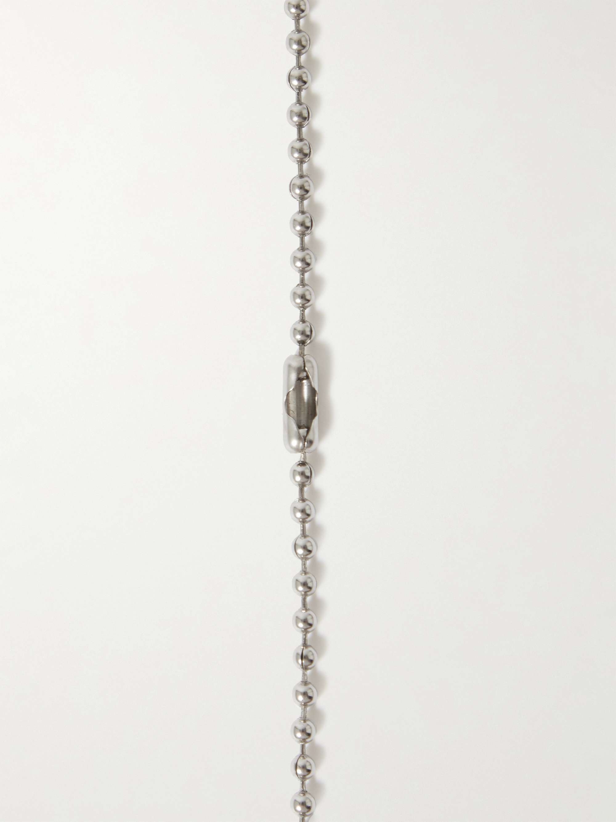 GALLERY DEPT. Drill Bit Silver Pendant Necklace