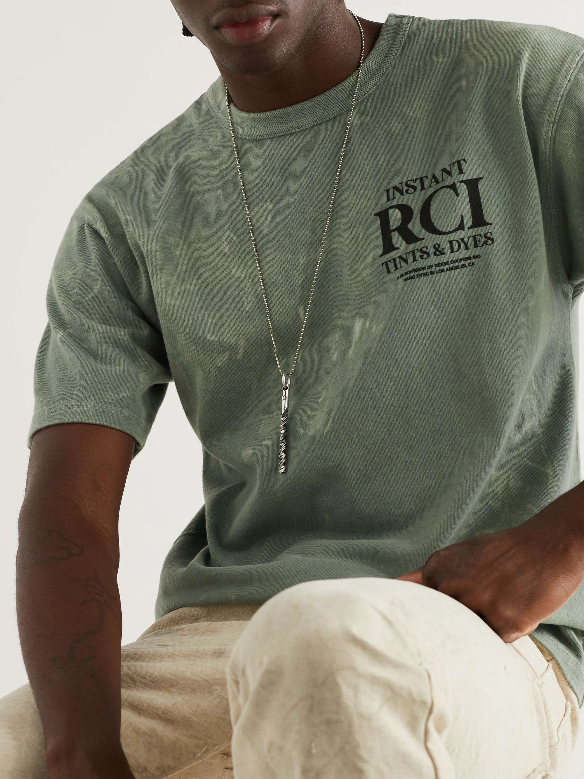 GALLERY DEPT. Drill Bit Silver Pendant Necklace
