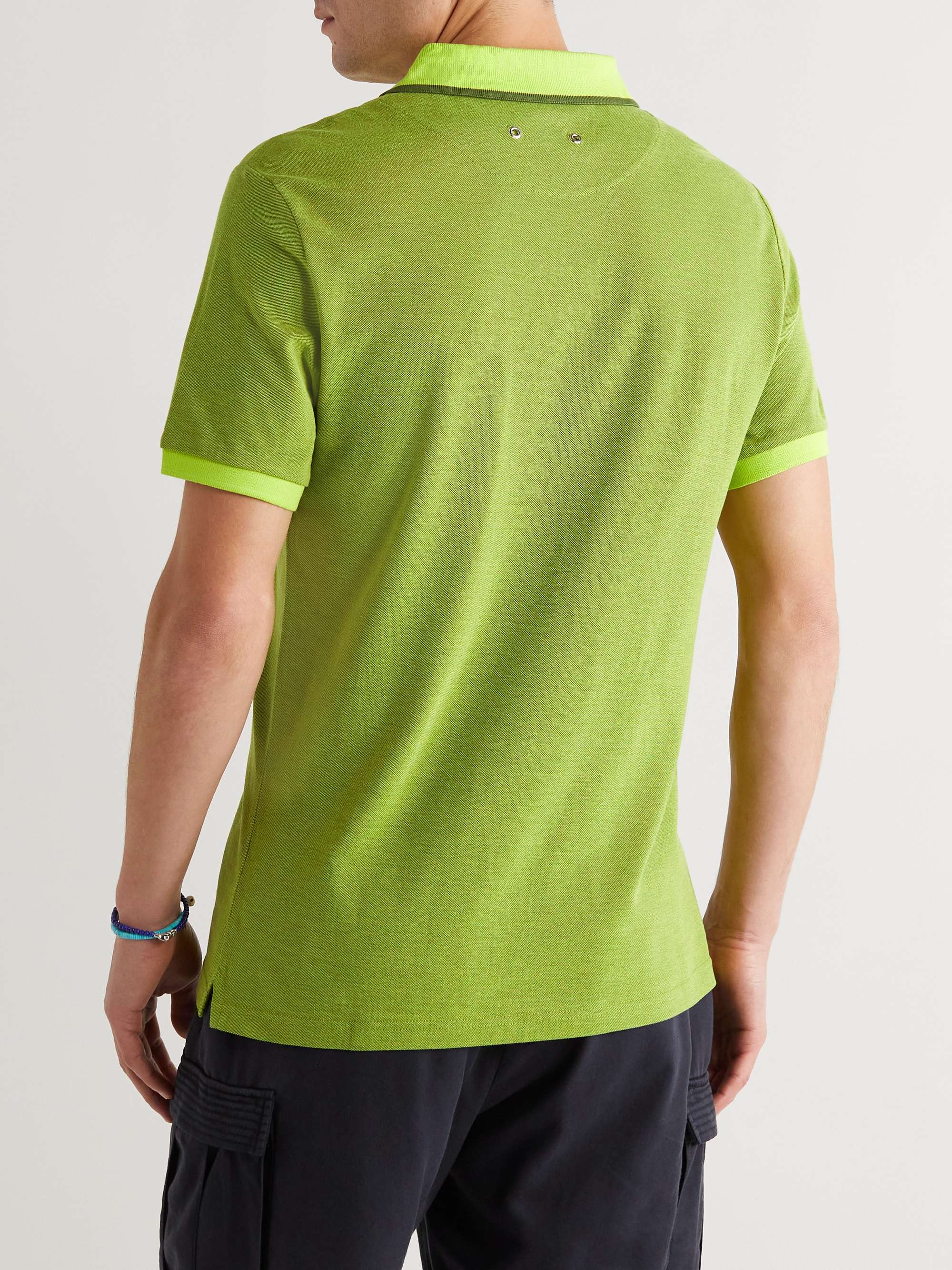 VILEBREQUIN Palatin Logo-Embroidered Cotton-Piqué Polo Shirt