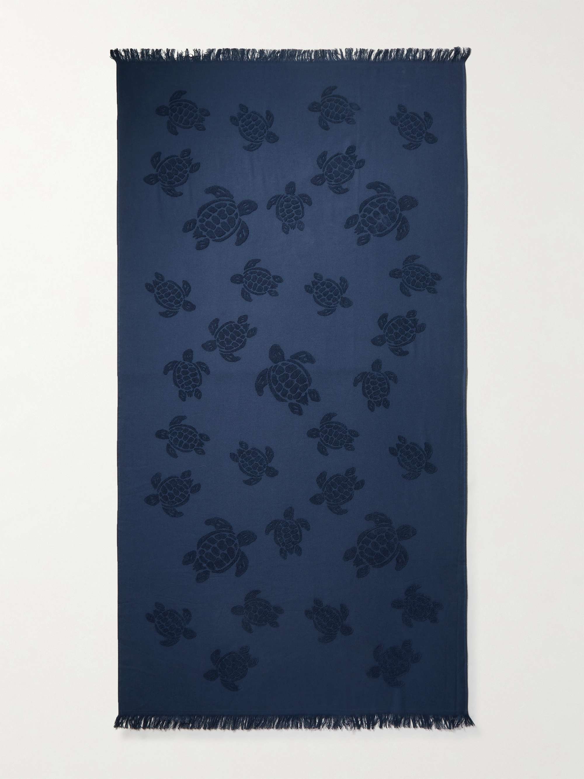 VILEBREQUIN Santah Logo-Jacquard Cotton-Terry Towel