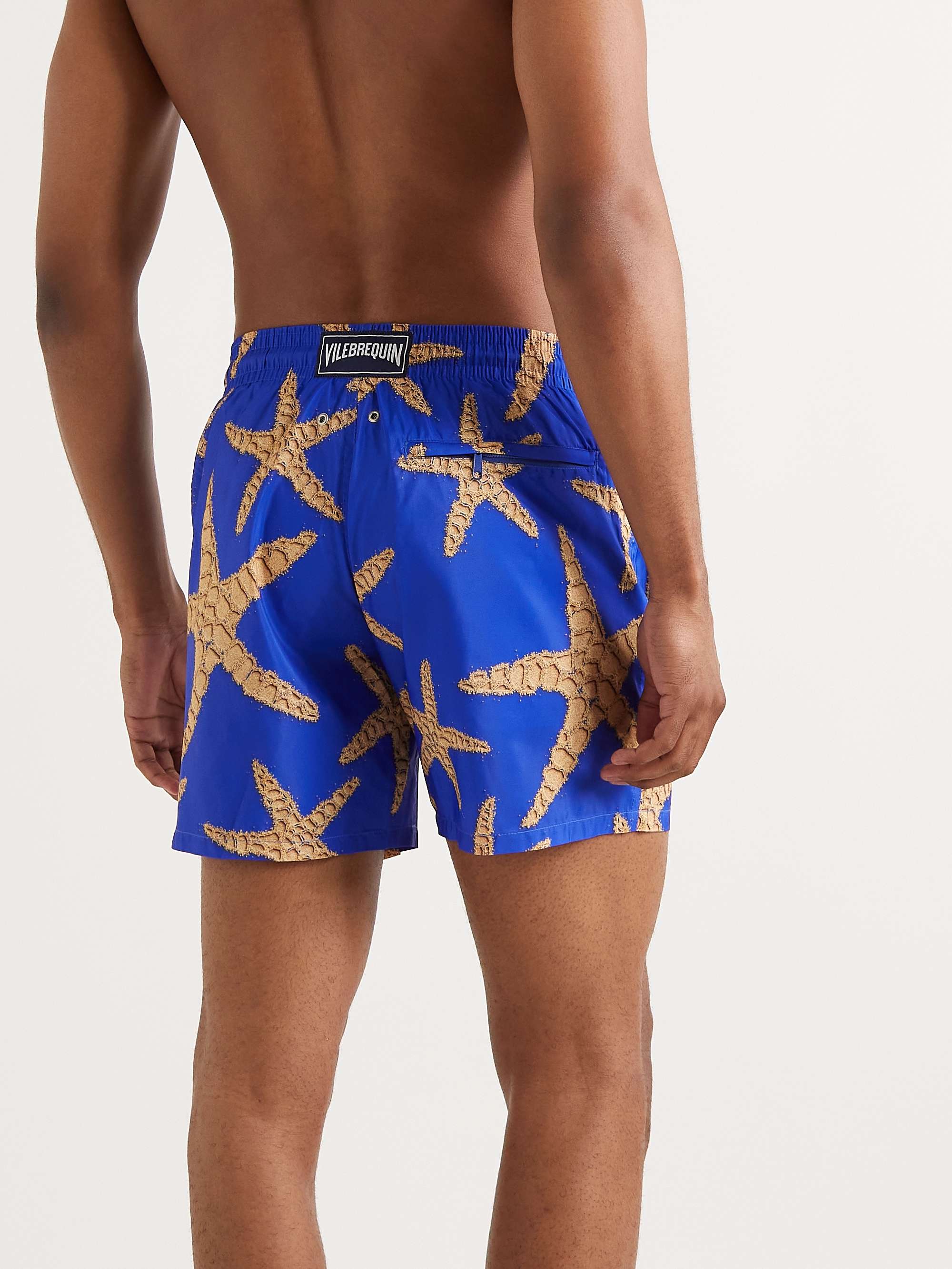 VILEBREQUIN Mahina Mid-Length Printed ECONYL Swim Shorts