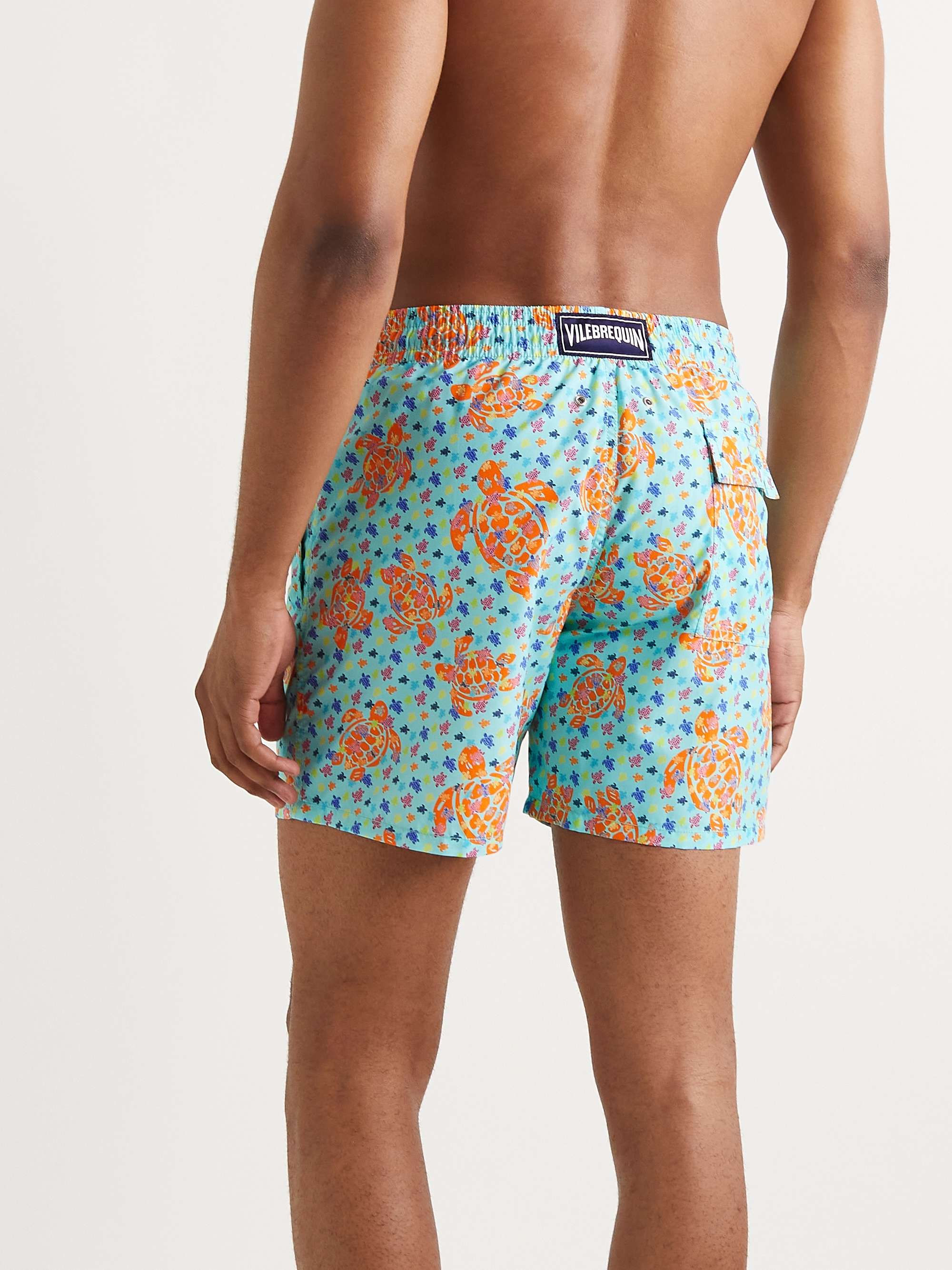 VILEBREQUIN Moorea Printed Mid-Length Recycled Swim Shorts