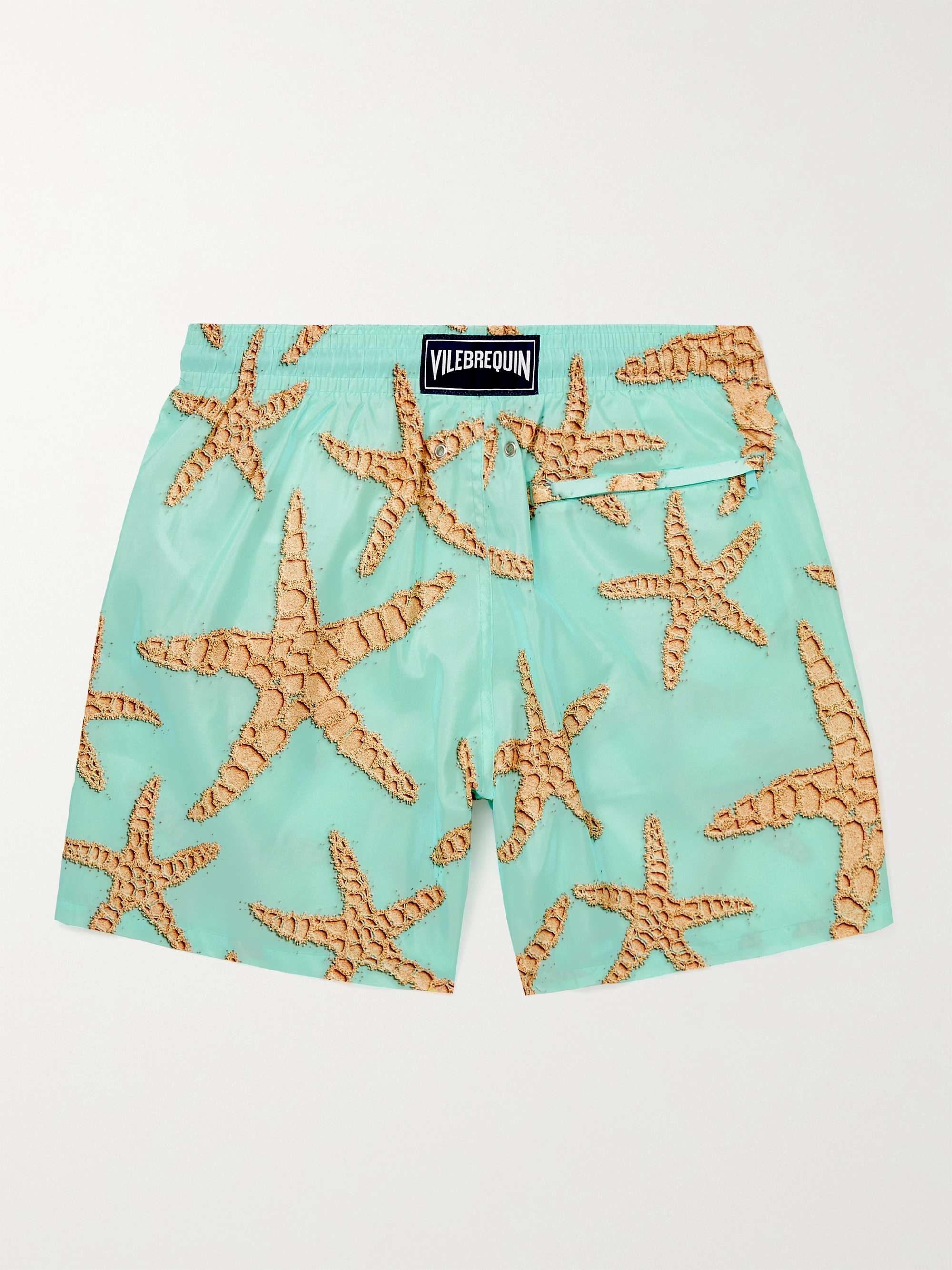 VILEBREQUIN Mahina Mid-Length Printed ECONYL Swim Shorts