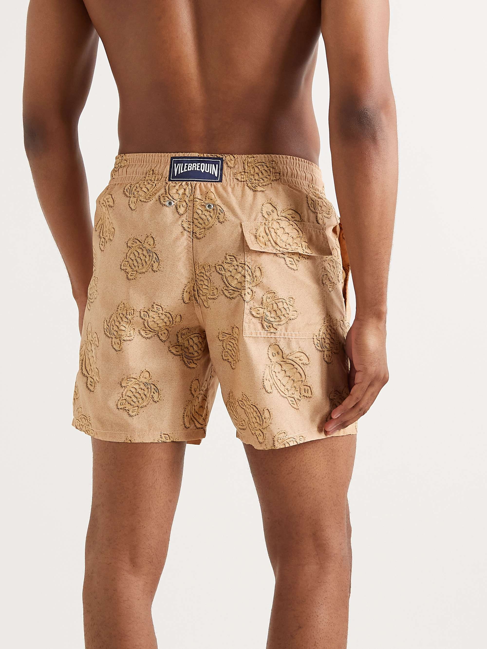 VILEBREQUIN Moorea Printed ECONYL Mid-Length Swim Shorts