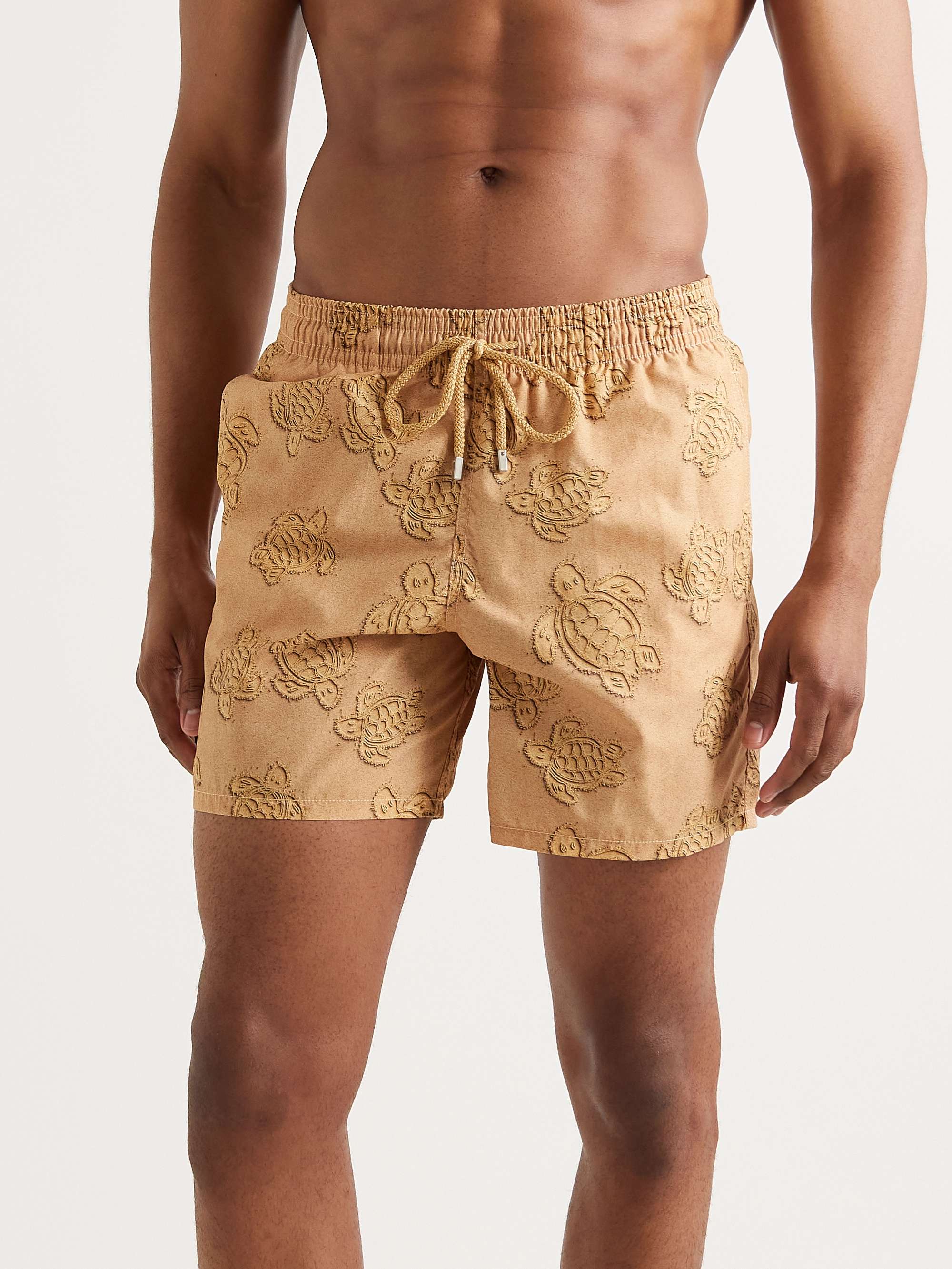VILEBREQUIN Moorea Printed ECONYL Mid-Length Swim Shorts