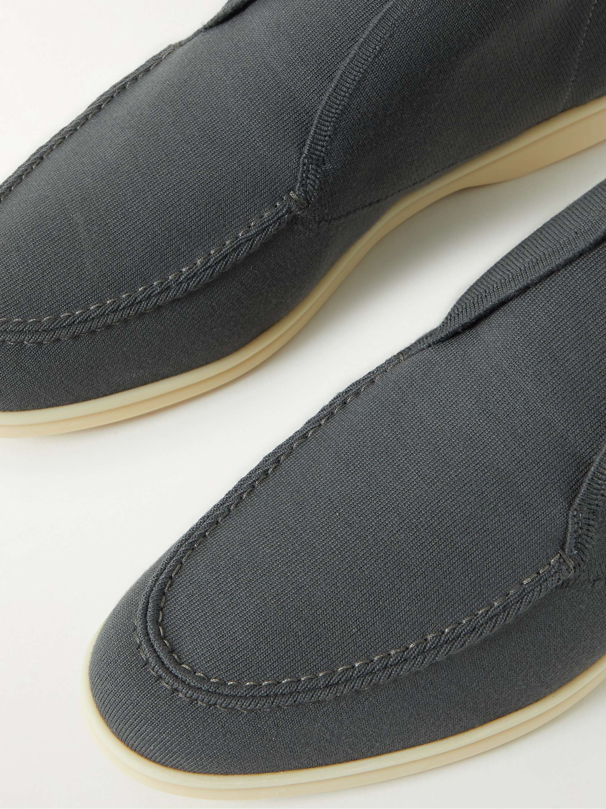 LORO PIANA Open Walk Wish Wool Desert Boots