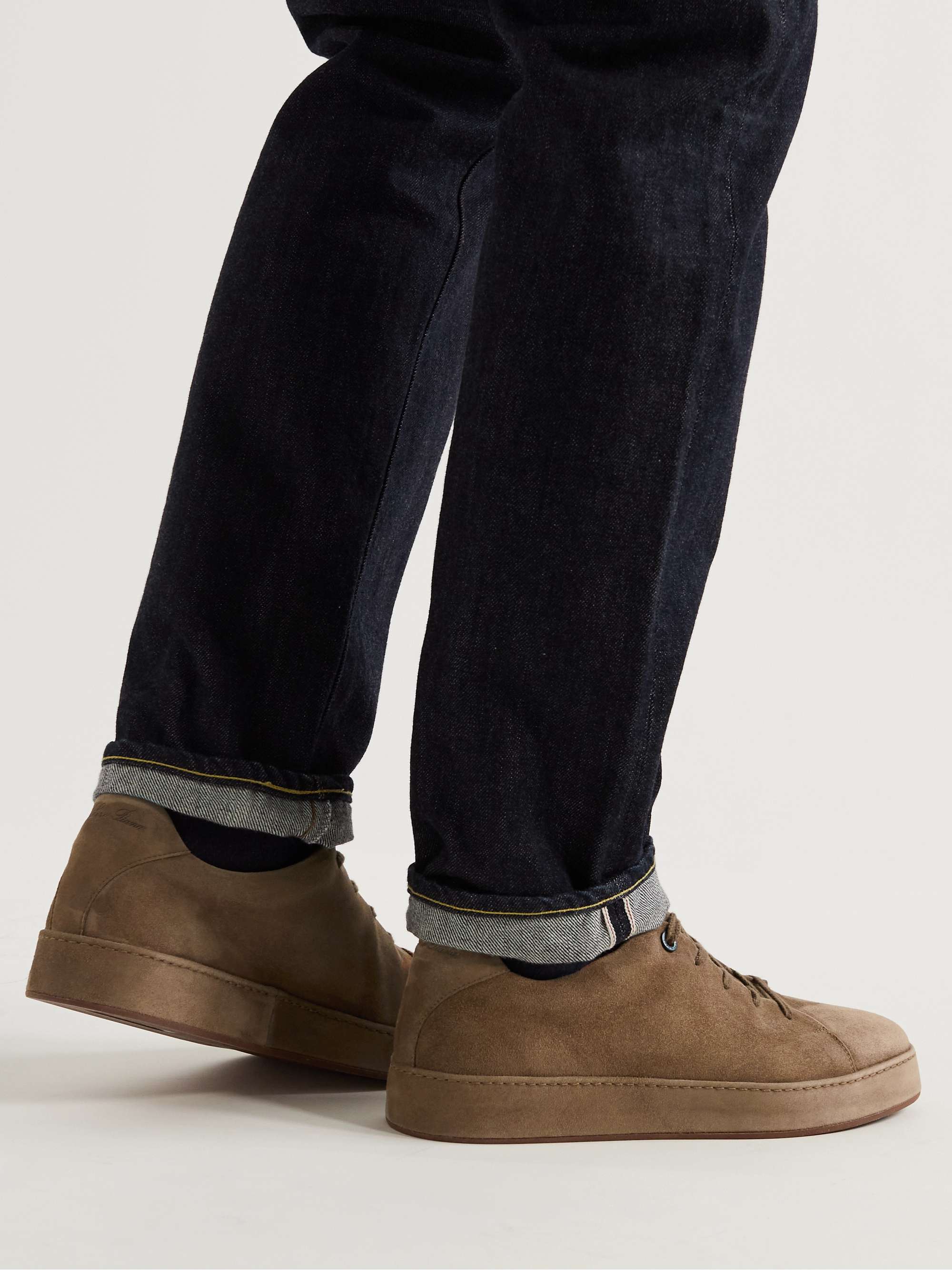LORO PIANA Nuages Suede Sneakers