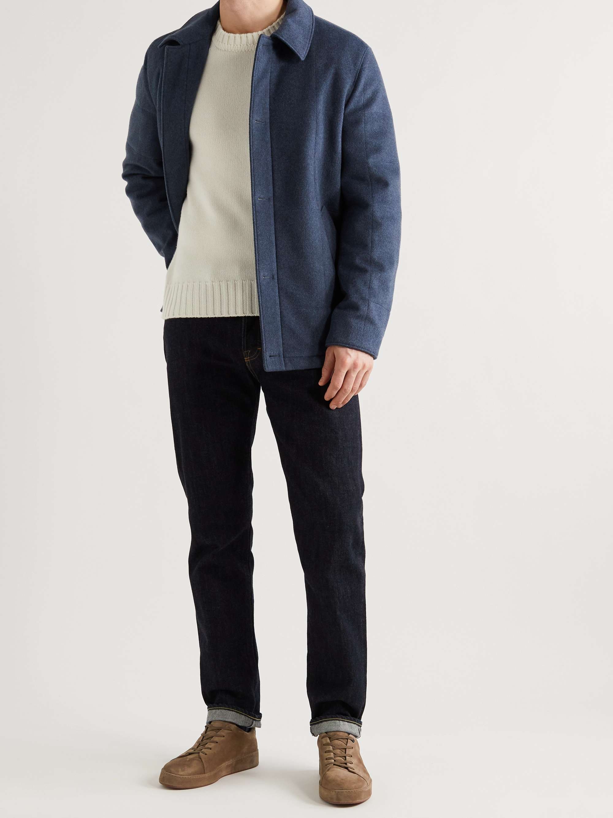 LORO PIANA Nuages Suede Sneakers