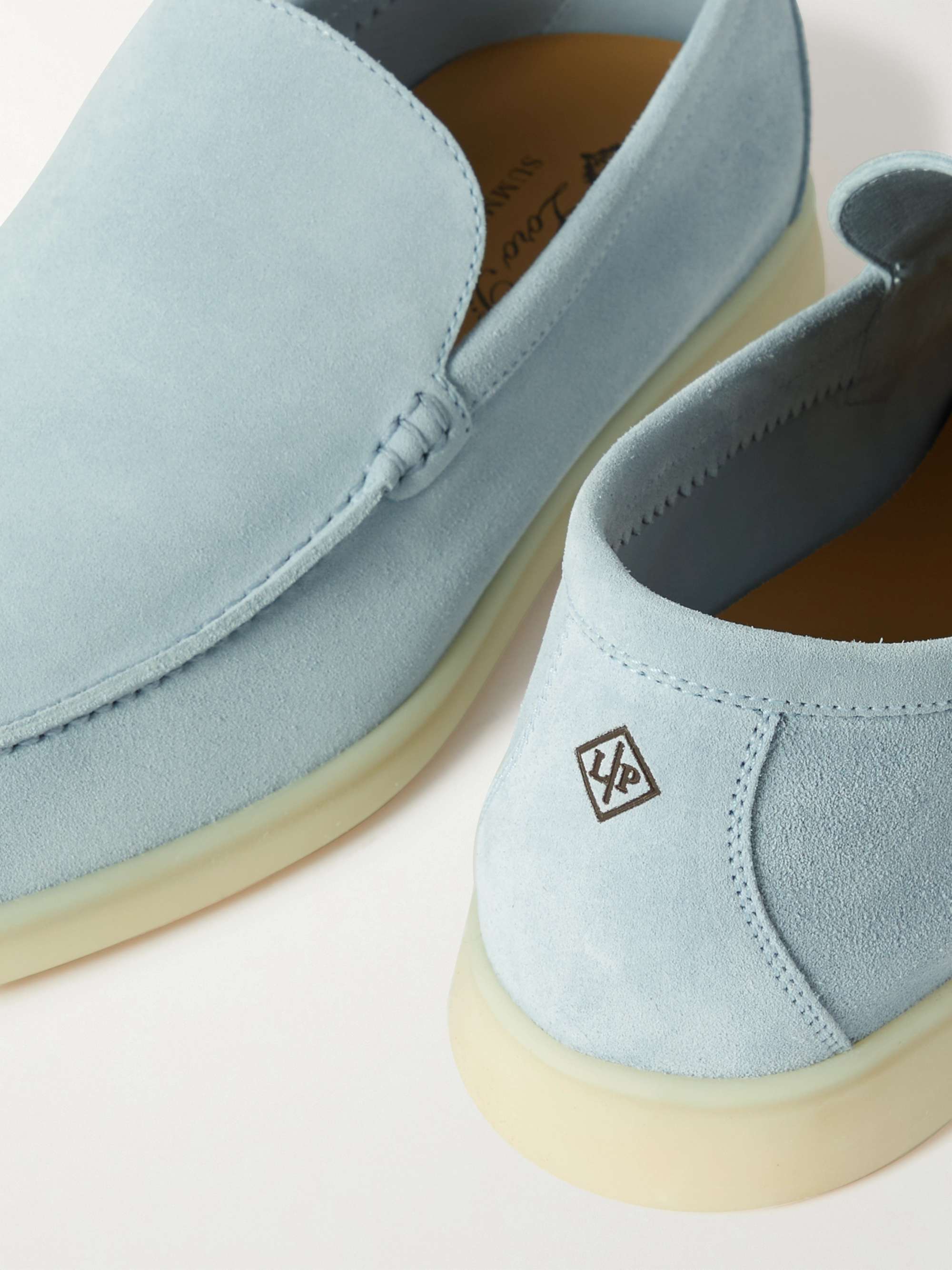 LORO PIANA Summer Walk Suede Loafers