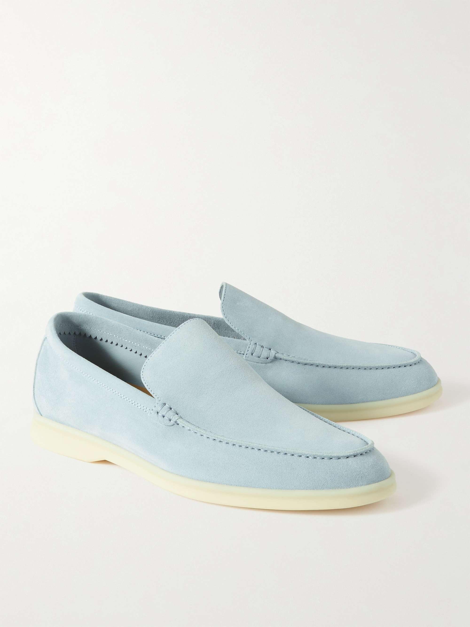 LORO PIANA Summer Walk Suede Loafers