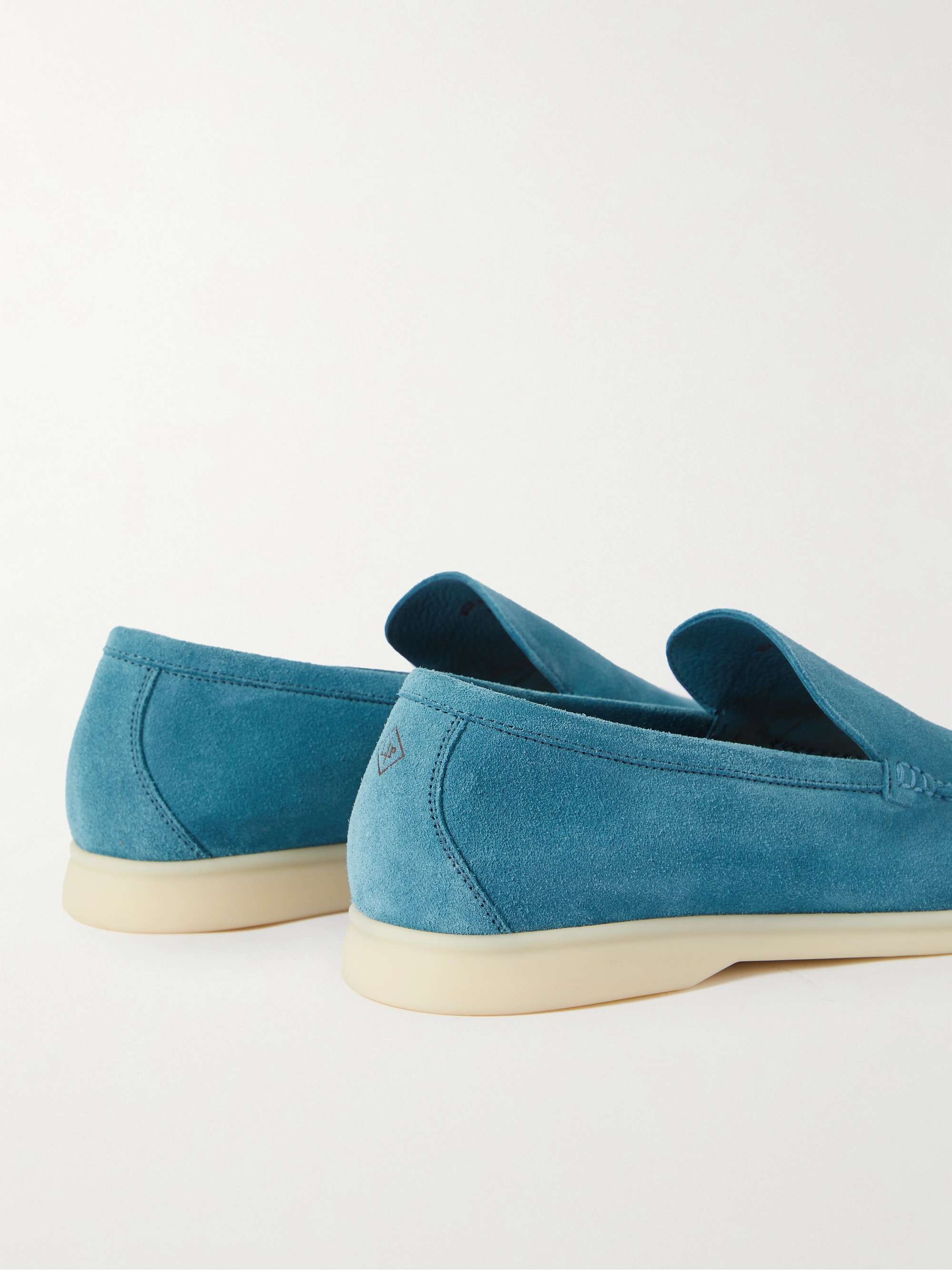 LORO PIANA Summer Walk Suede Loafers