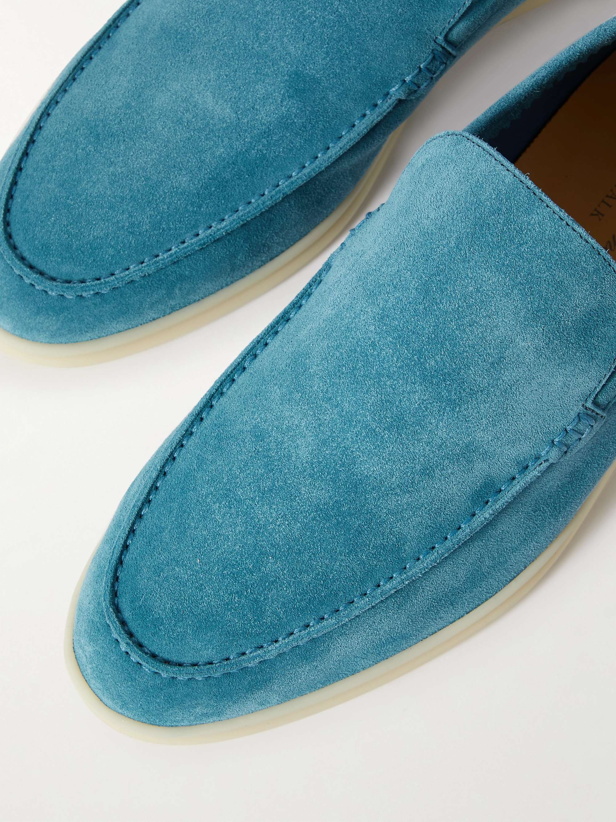 LORO PIANA Summer Walk Suede Loafers
