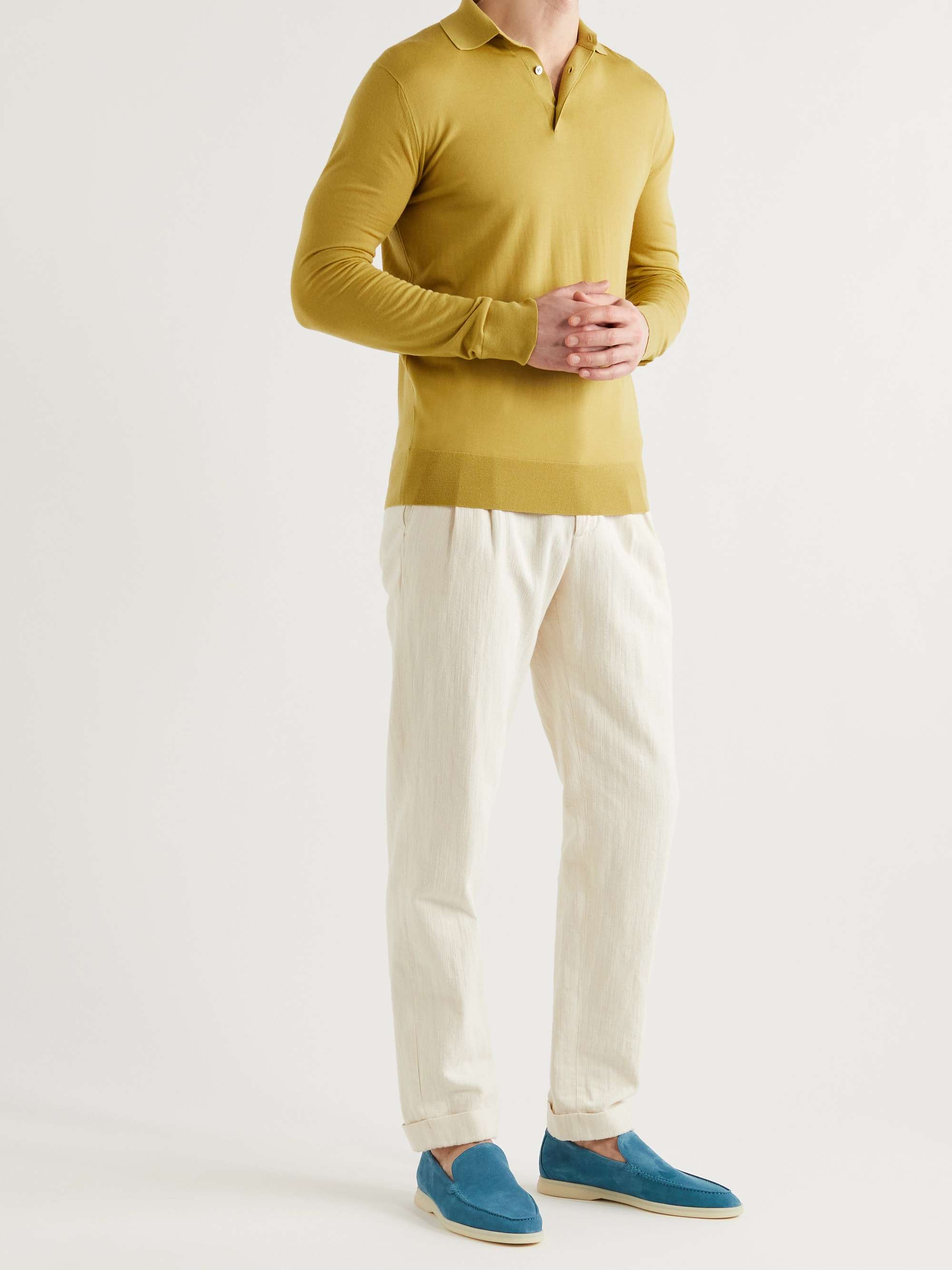 LORO PIANA Summer Walk Suede Loafers