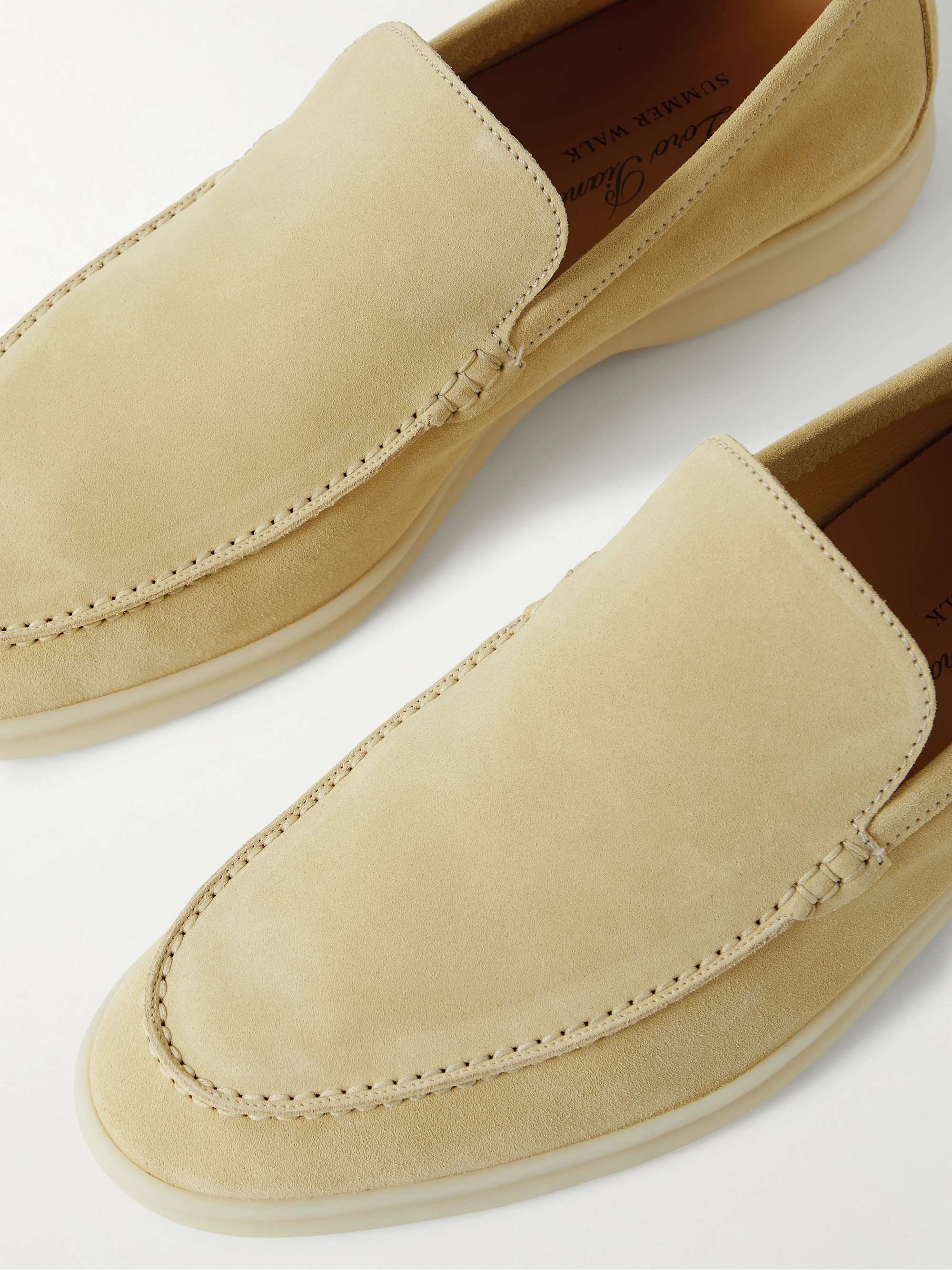LORO PIANA Summer Walk Suede Loafers