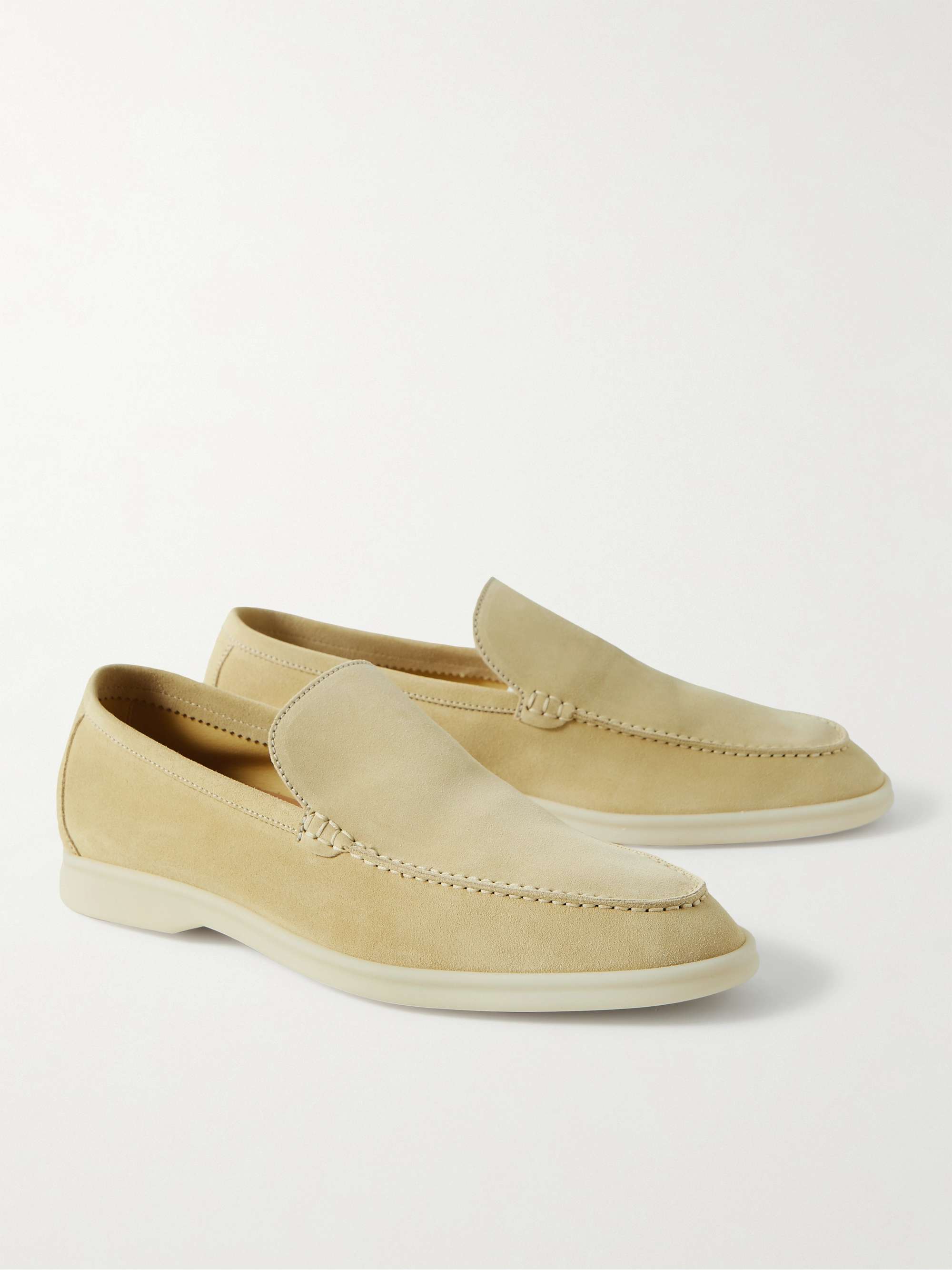 LORO PIANA Summer Walk Suede Loafers