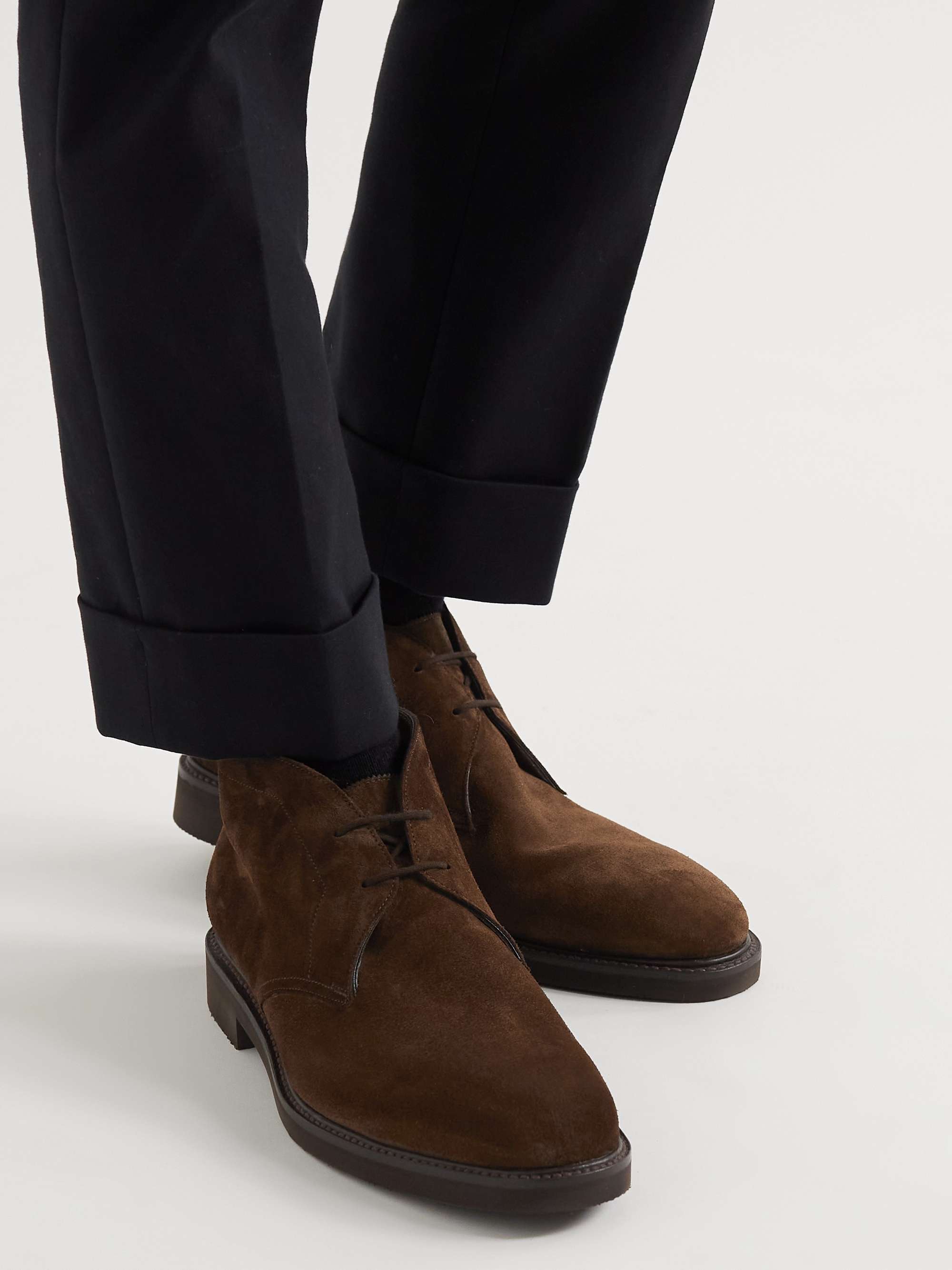 JOHN LOBB Heywood Suede Chukka Boots