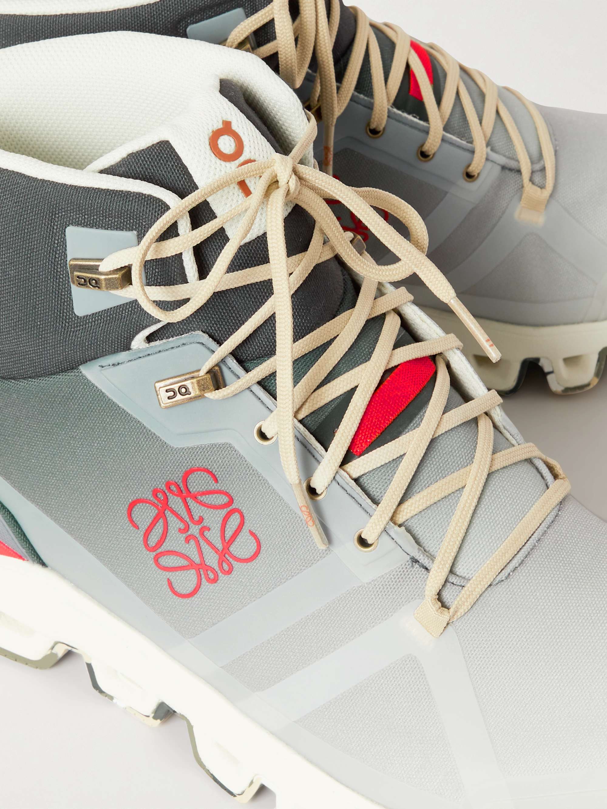 LOEWE + On Cloudrock Logo-Print Dégradé Recycled Mesh Hiking Boots