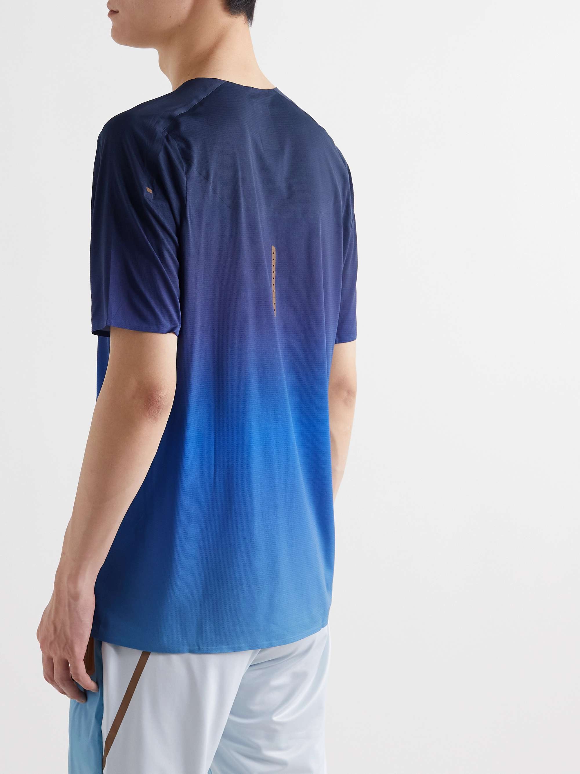 LOEWE + On Logo-Print Dégradé Mesh Top