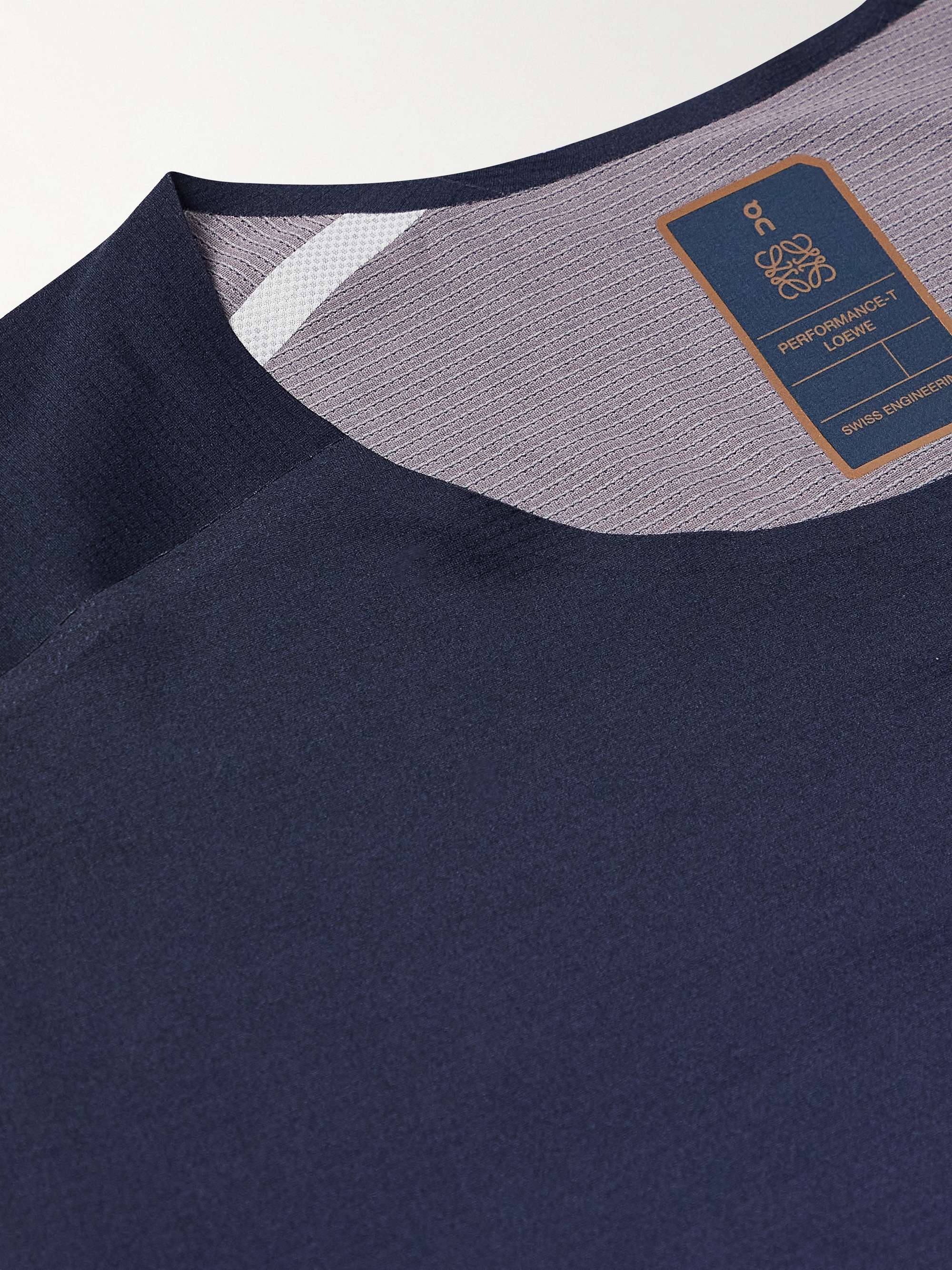 LOEWE + On Logo-Print Dégradé Mesh Top