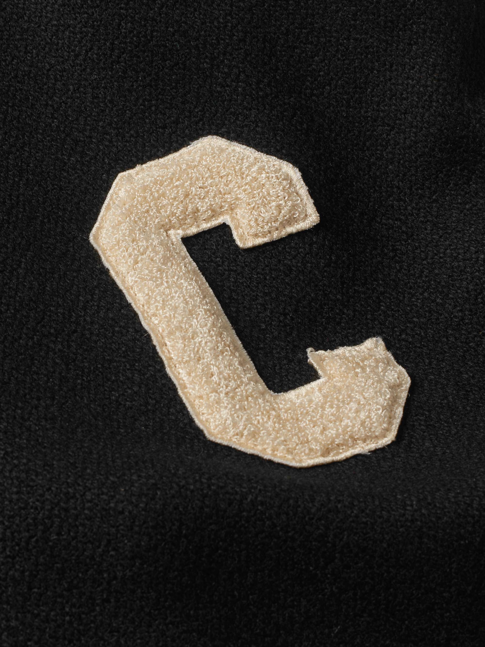 CELINE HOMME Embroidered Virgin Wool-Blend Bomber Jacket