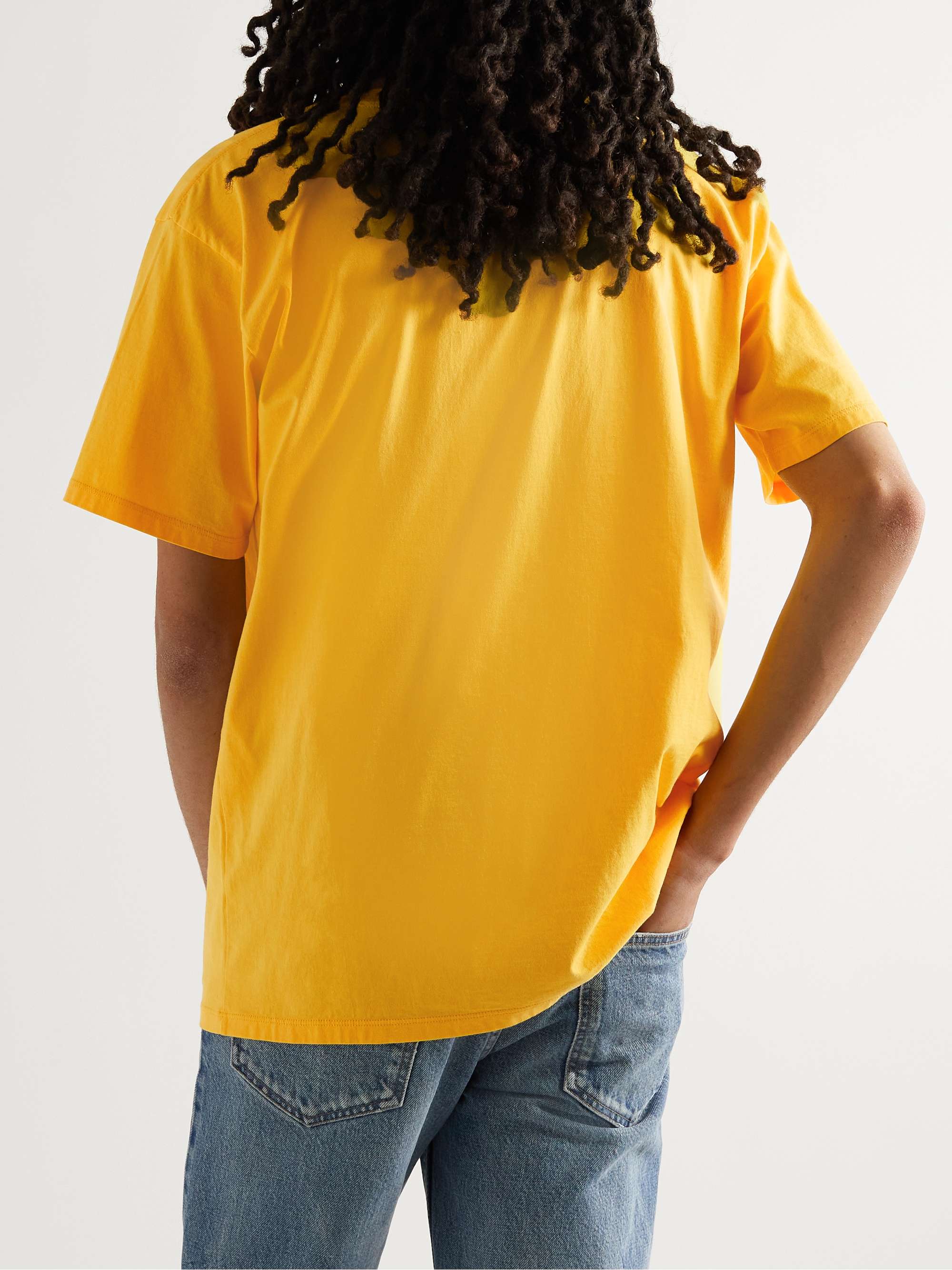 CELINE HOMME Logo-Print Cotton-Jersey T-Shirt
