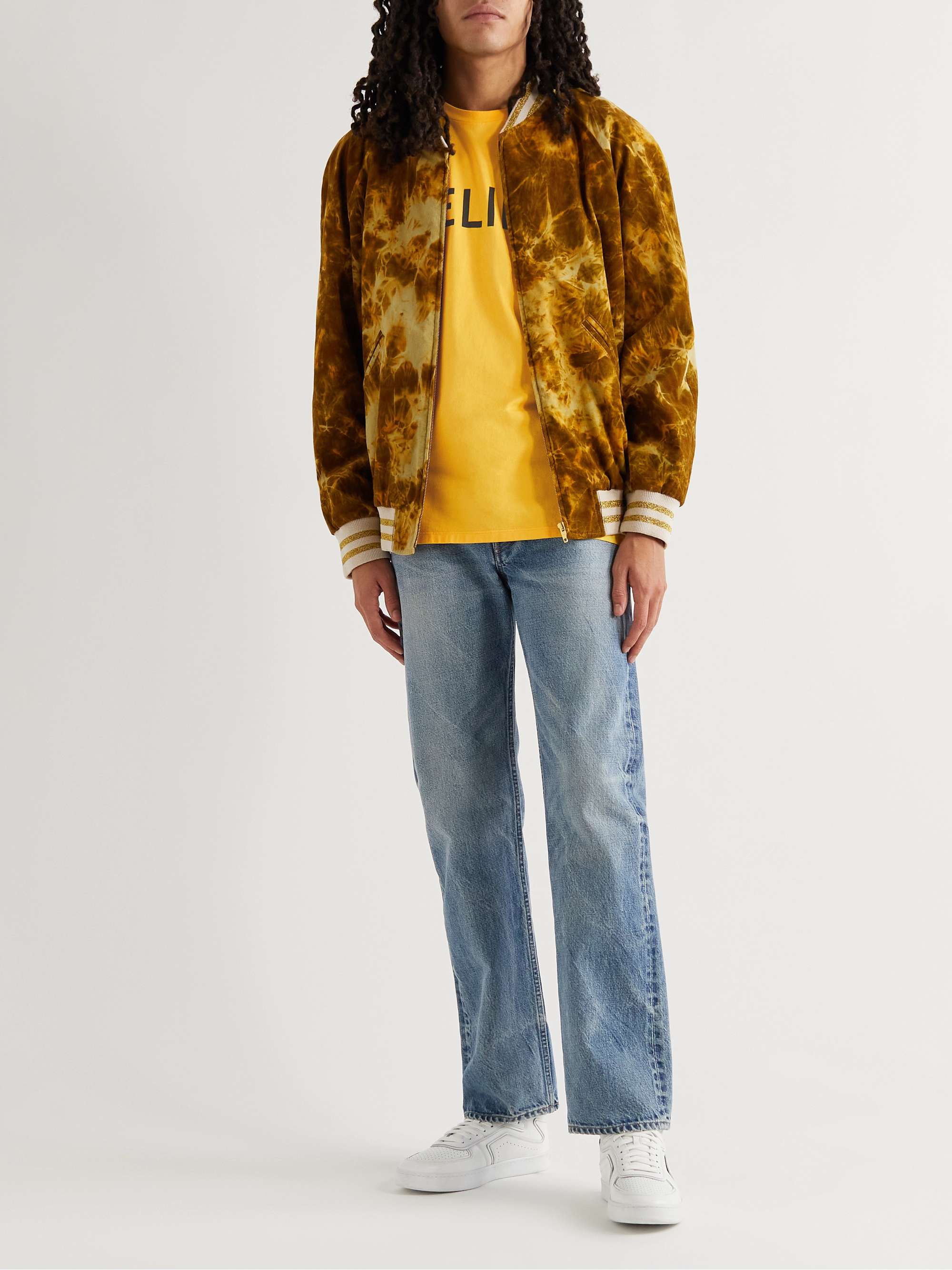 CELINE HOMME Logo-Print Cotton-Jersey T-Shirt