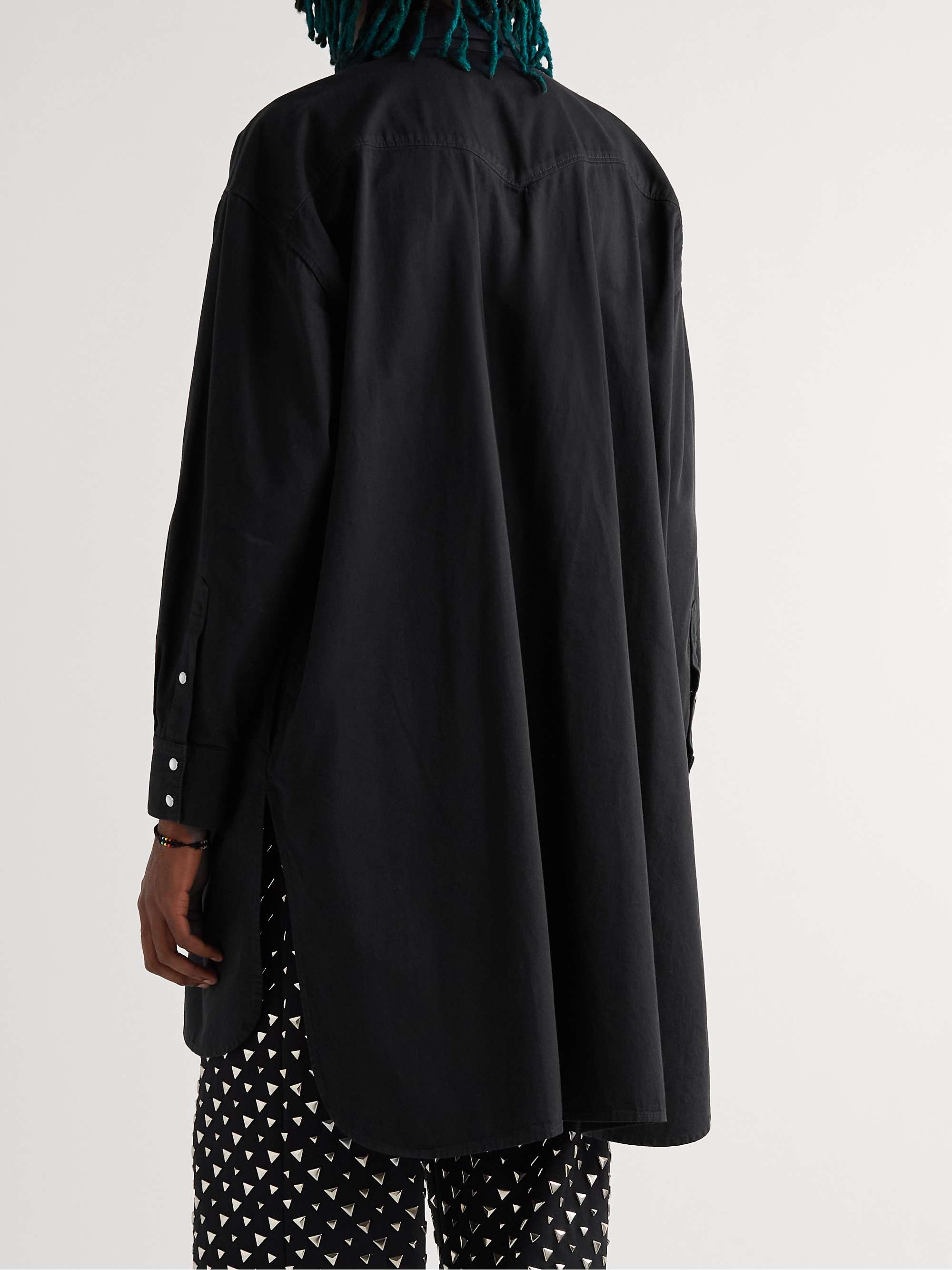 CELINE HOMME Denim Western Shirt