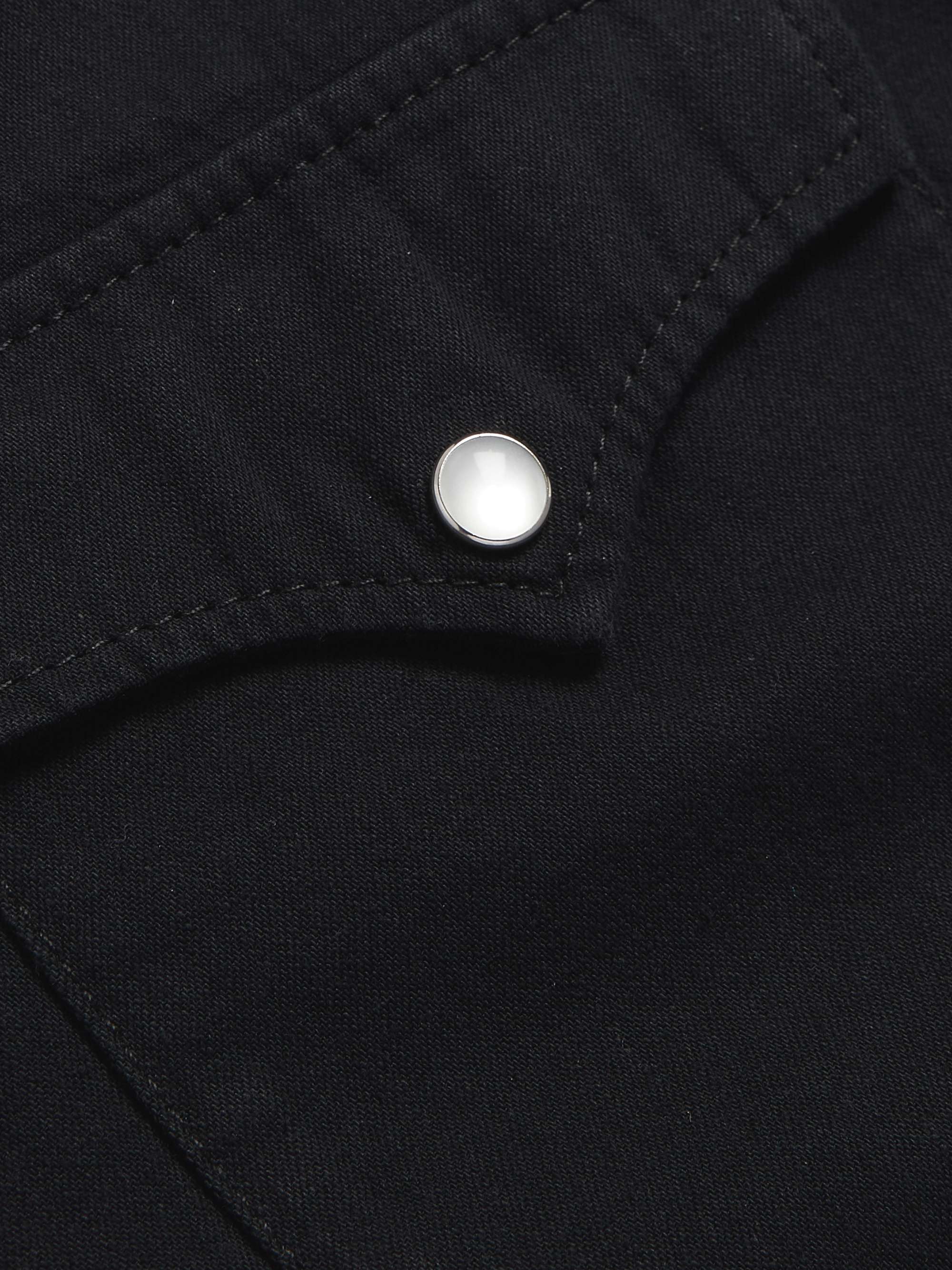 CELINE HOMME Denim Western Shirt