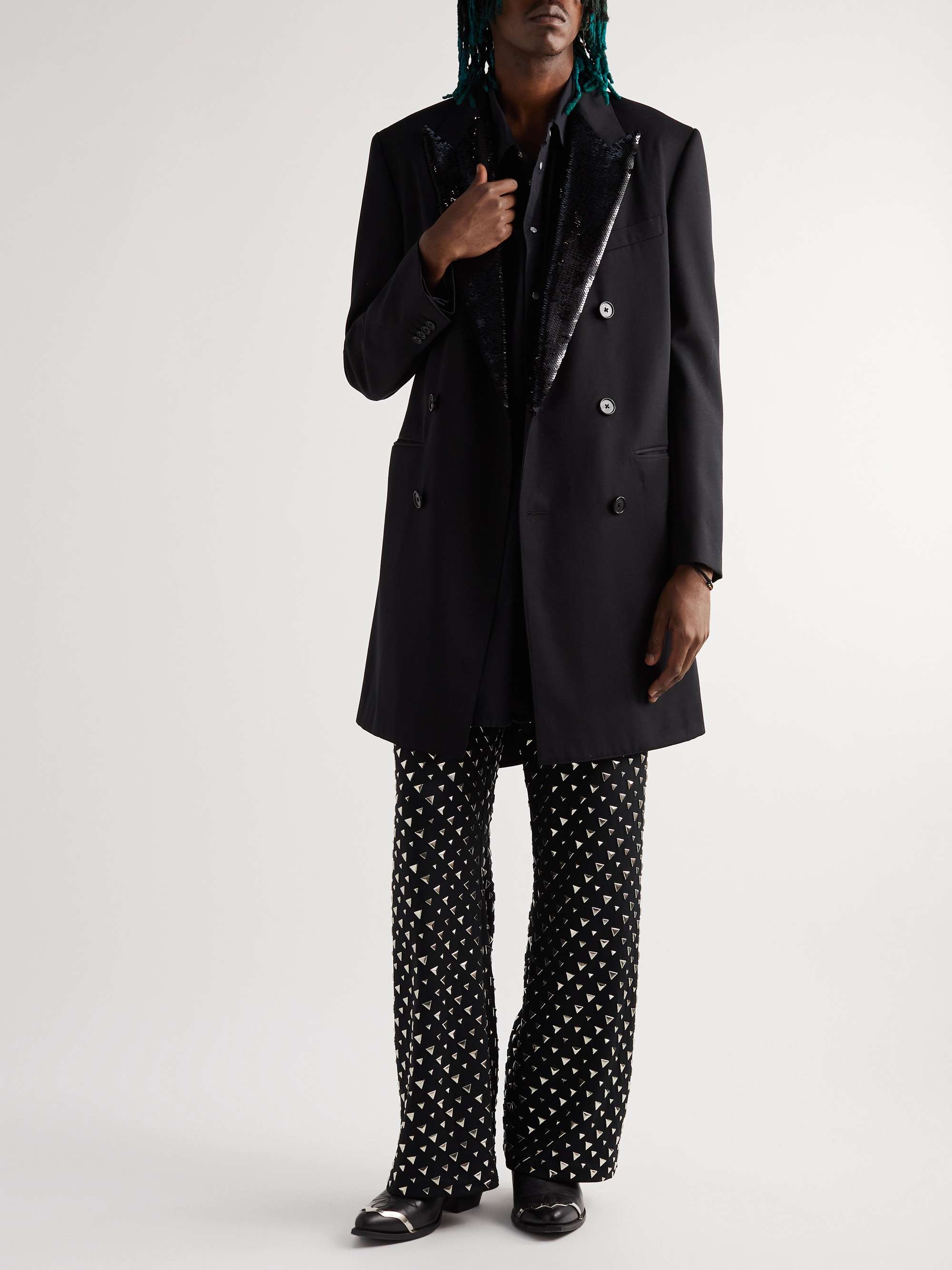 CELINE HOMME Denim Western Shirt