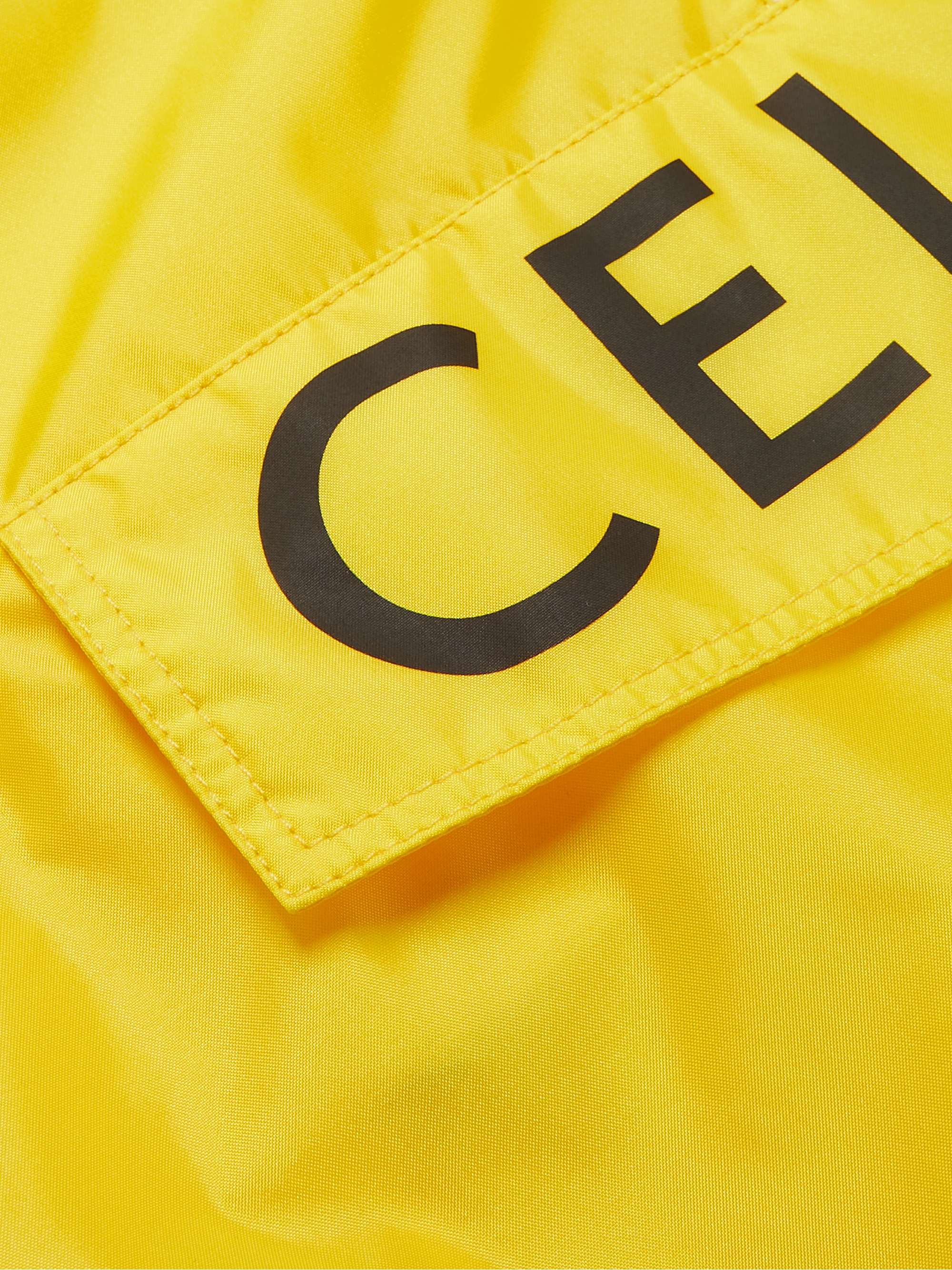 CELINE Logo-Print Nylon Hooded Anorak