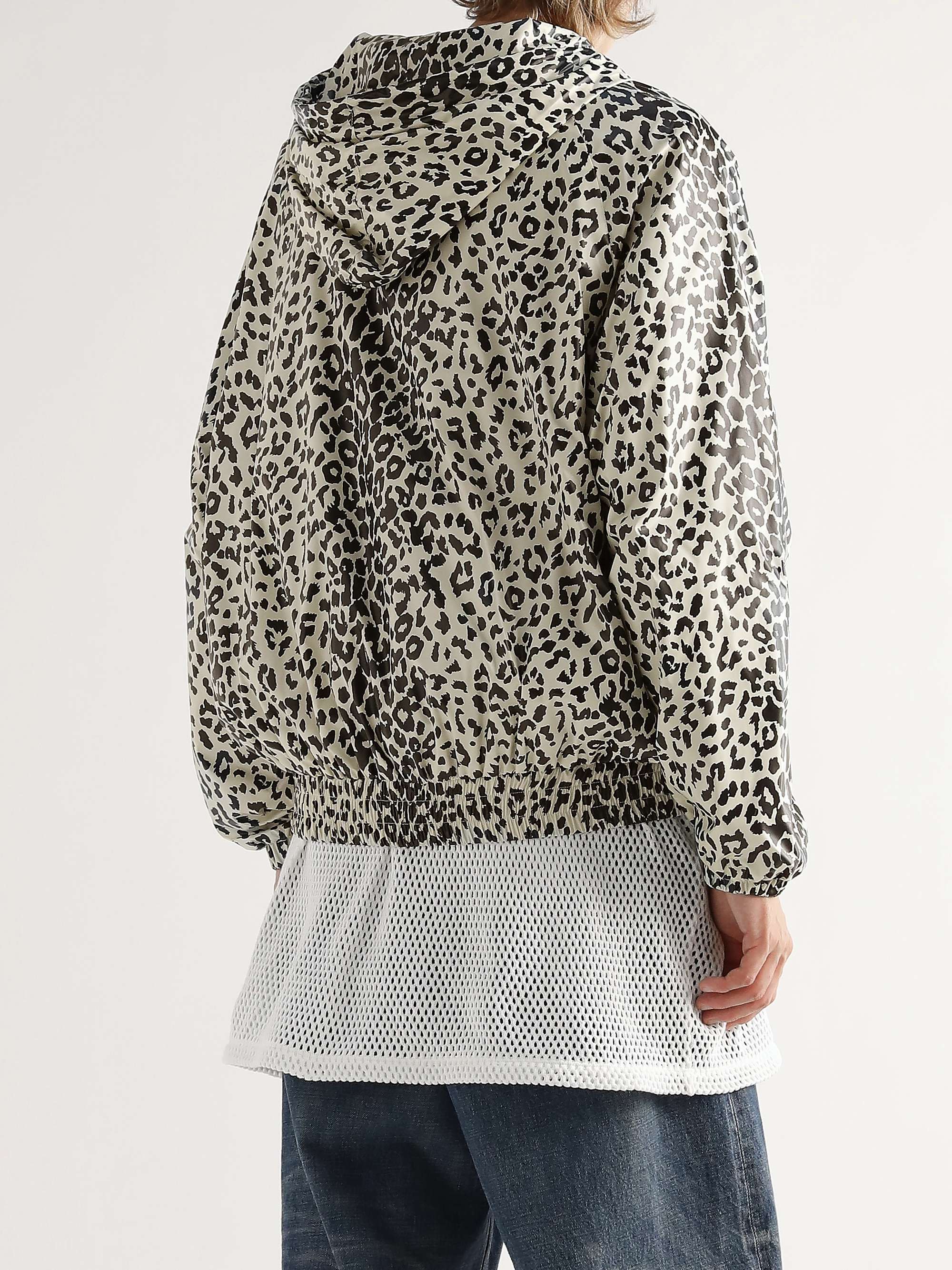 CELINE Camouflage-Print Fleece Jacket