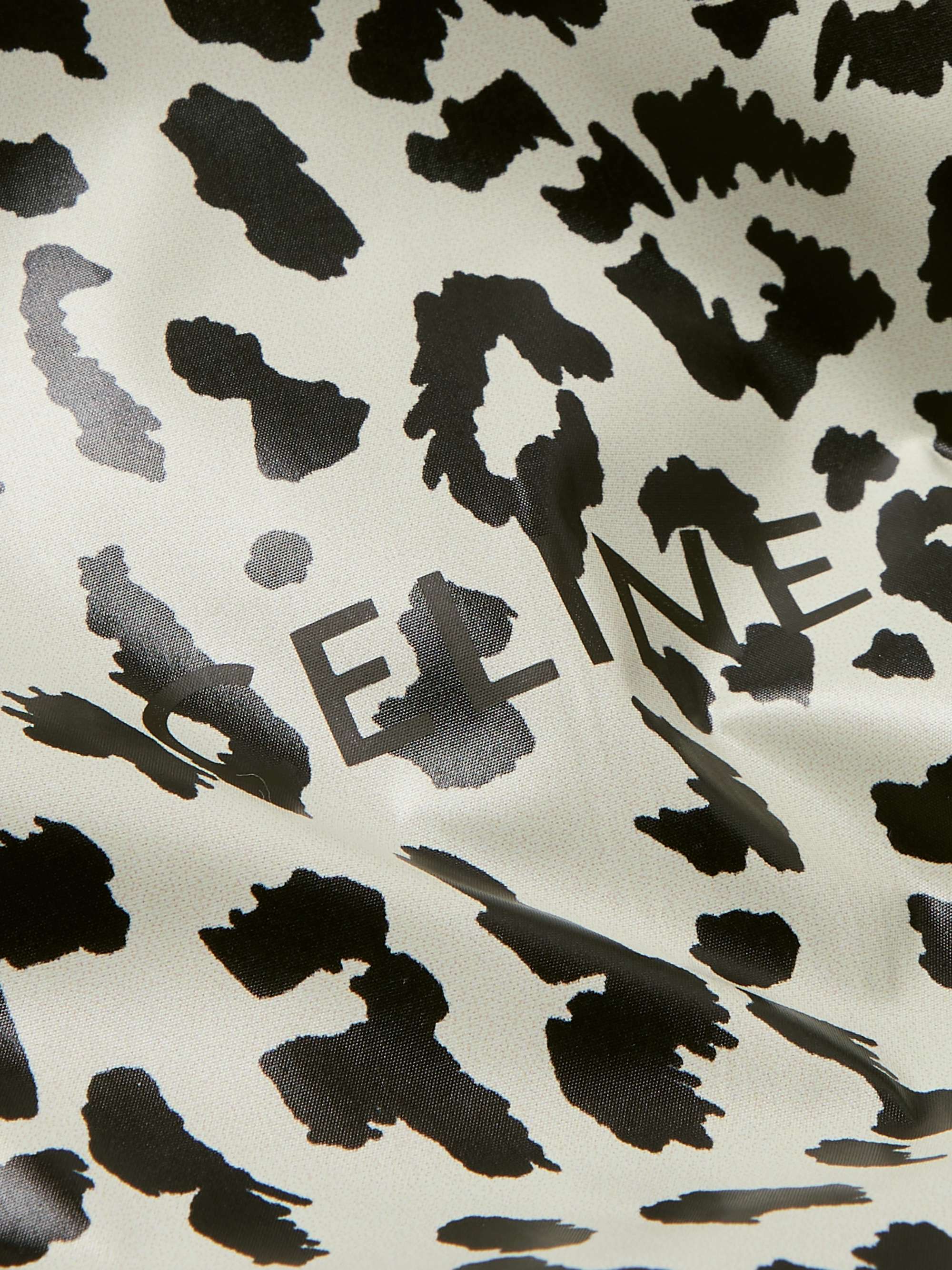 CELINE Camouflage-Print Fleece Jacket